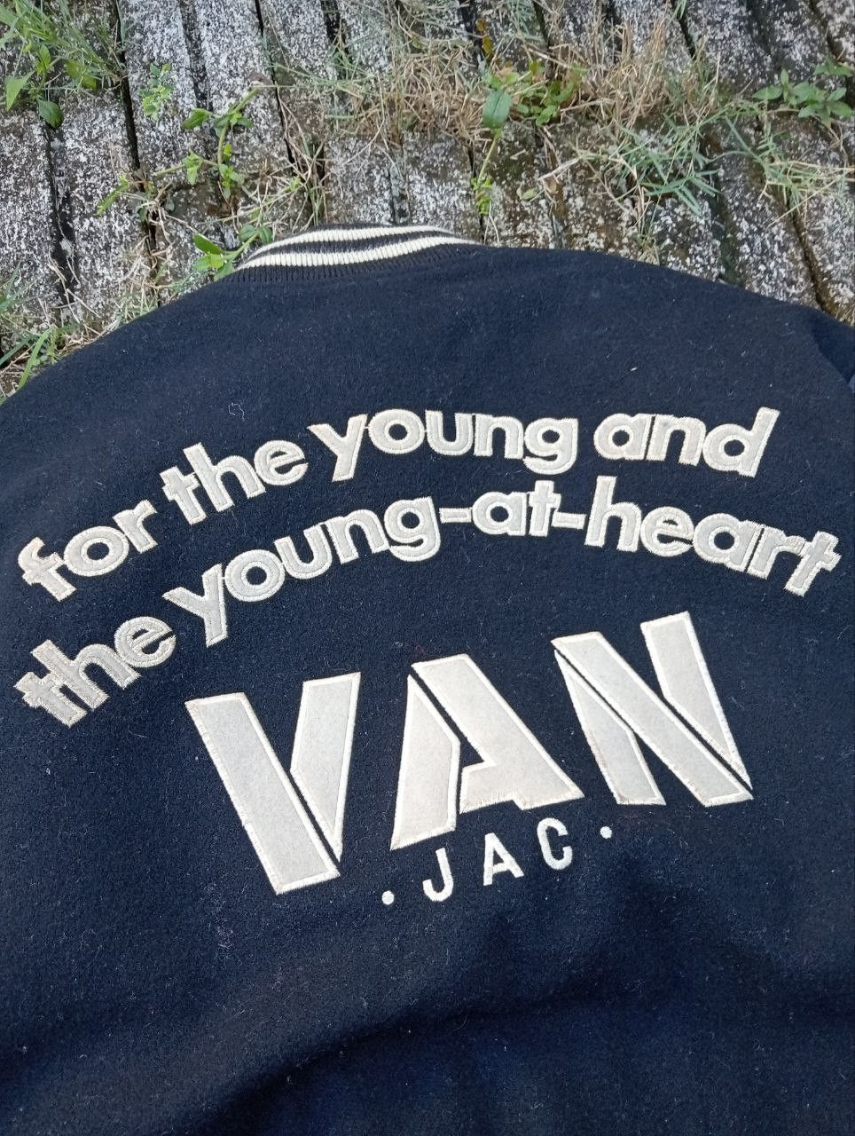 Vintage Vintage Van Jac American Football Team Varsity Jacket Size US XL / EU 56 / 4 - 4 Thumbnail