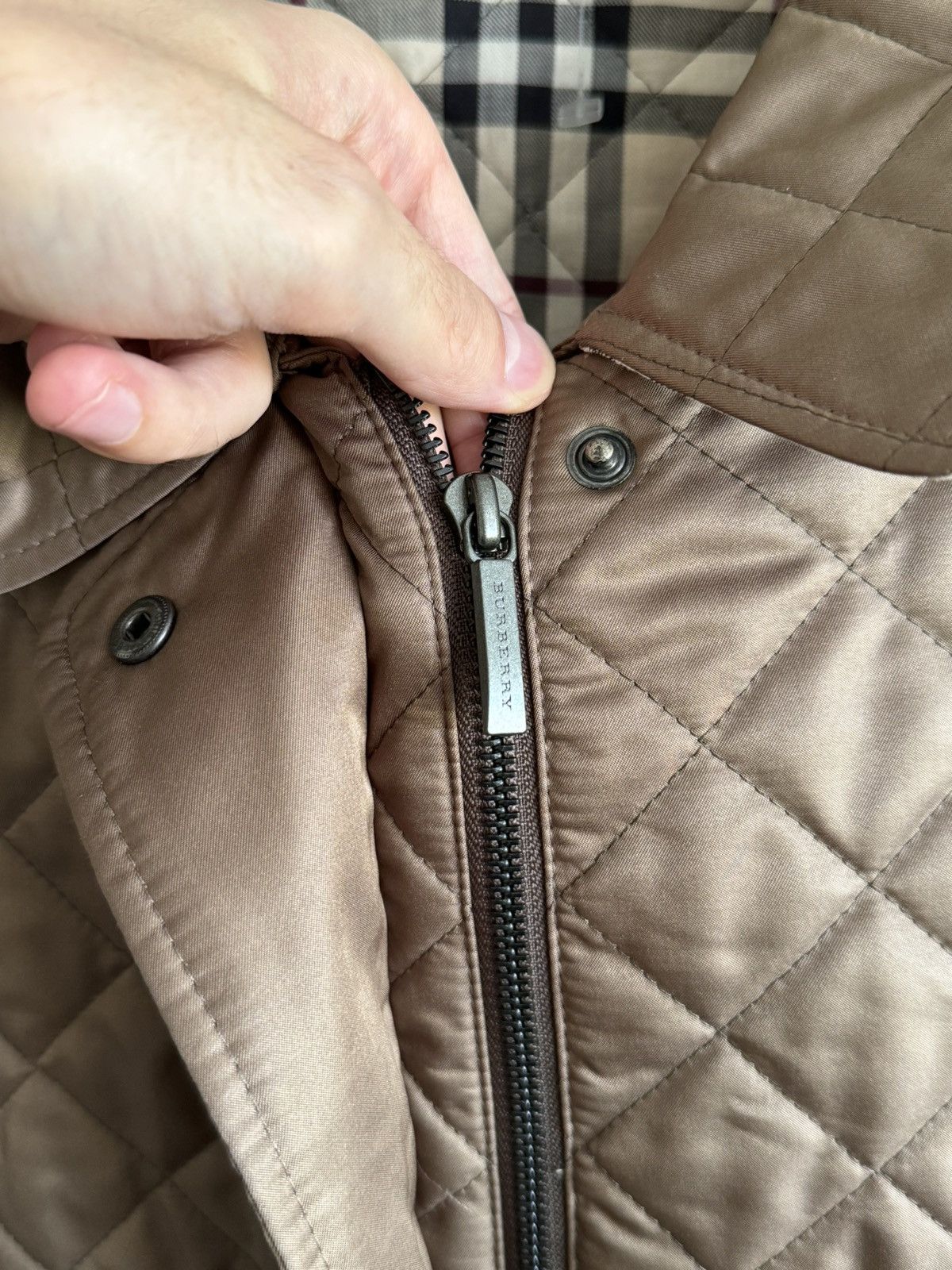 Burberry × Vintage Burberry quilted jacket Size XL / US 12-14 / IT 48-50 - 8 Thumbnail