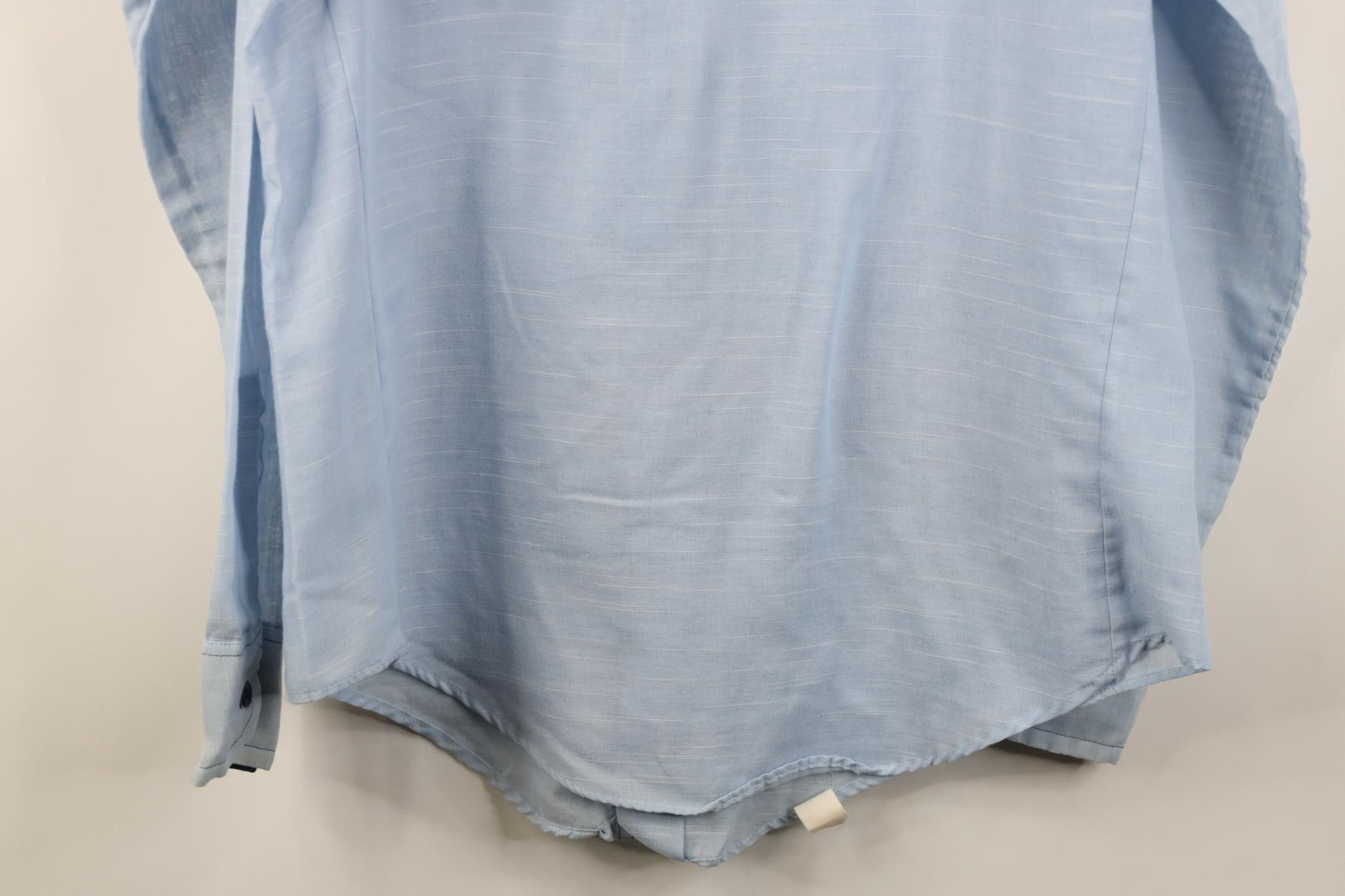 Vintage Vintage 70s Streetwear Sheer Chambray Button Shirt USA Size US M / EU 48-50 / 2 - 14 Thumbnail