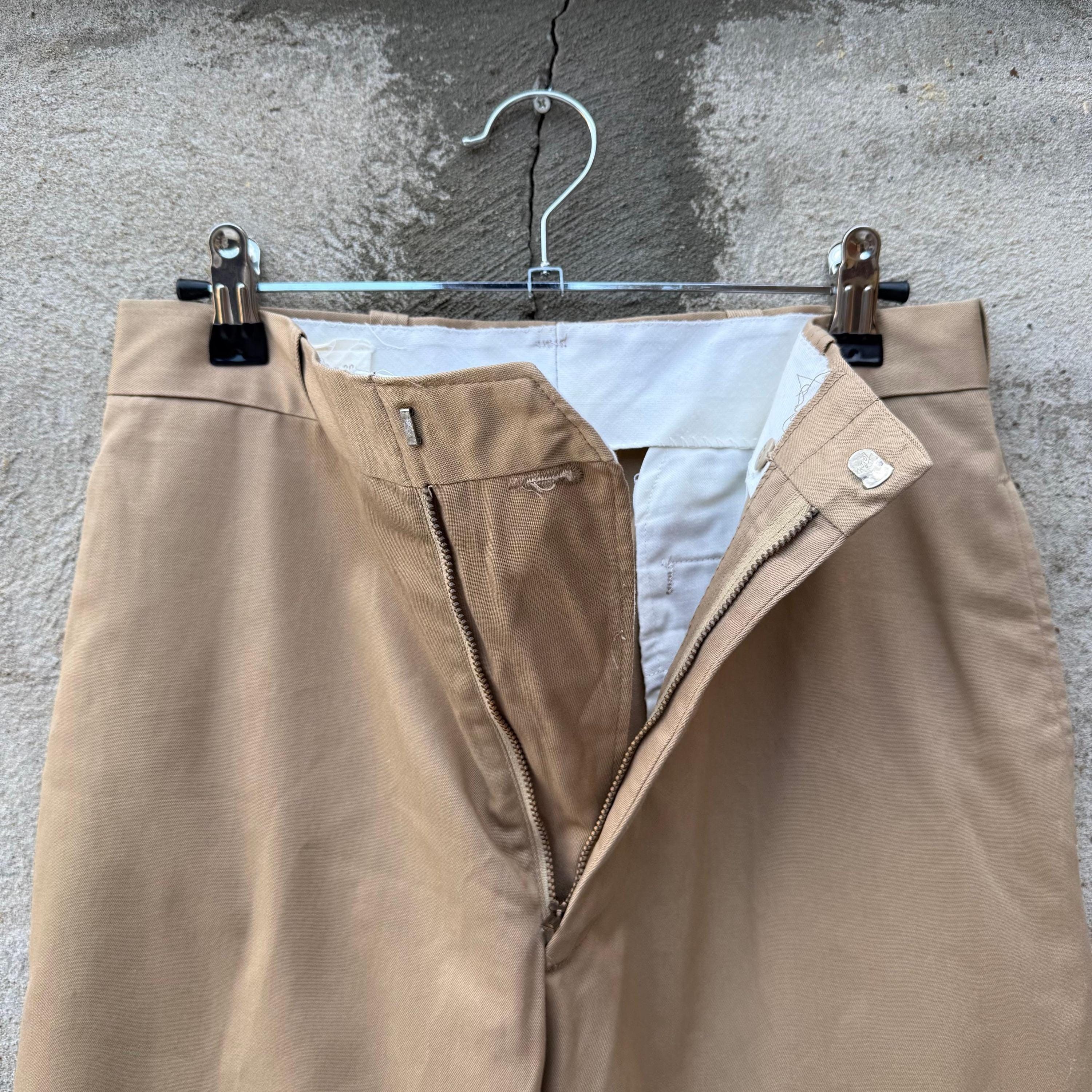 Vintage 70's US Military Khaki Chino Pants Size US 27 - 3 Thumbnail