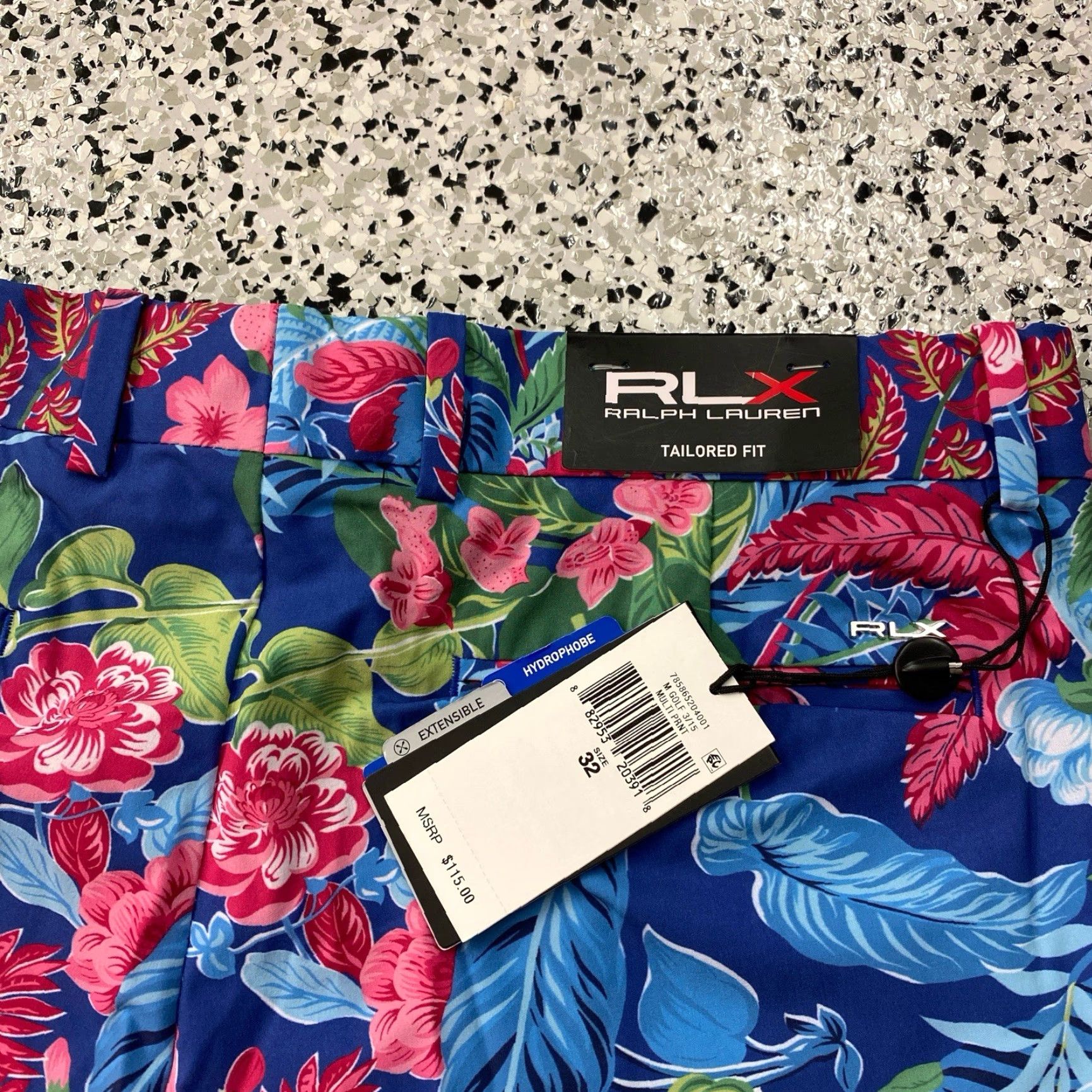 Ralph Lauren RLX Ralph Lauren Shorts Mens Size 32 Blue Floral Golf Casual Tailored Fit NWT Size US 32 / EU 48 - 4 Thumbnail
