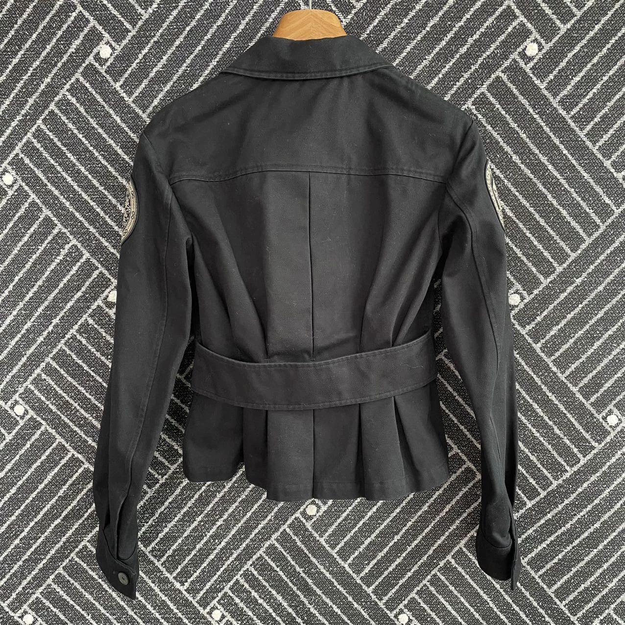 Dior Dior Black Embroidered Tailored Jacket 36 Size XS / US 0-2 / IT 36-38 - 2 Thumbnail