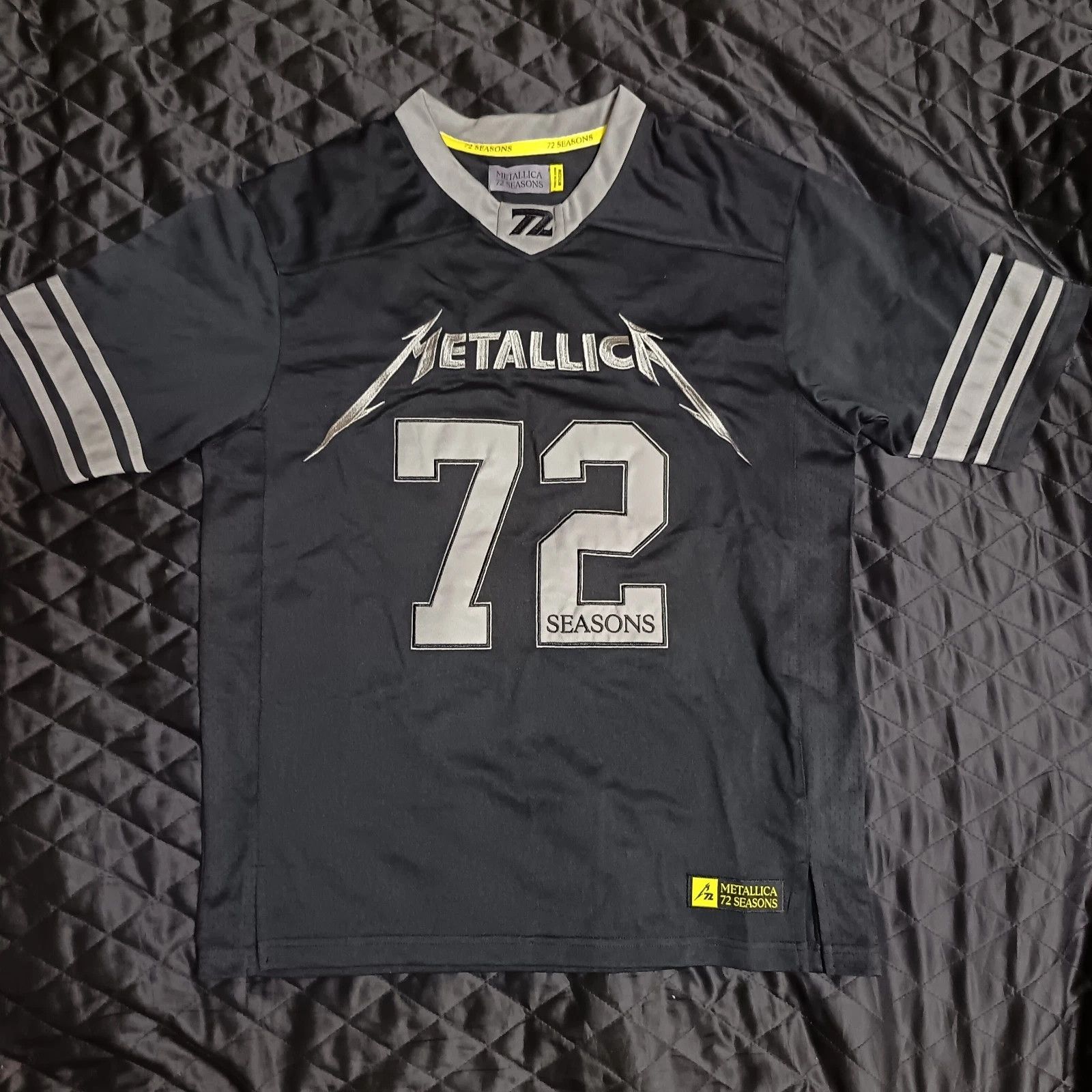 Band Tees Metallica 72 Seasons Metal Band Tour Football Jersey Size US M / EU 48-50 / 2 - 1 Thumbnail