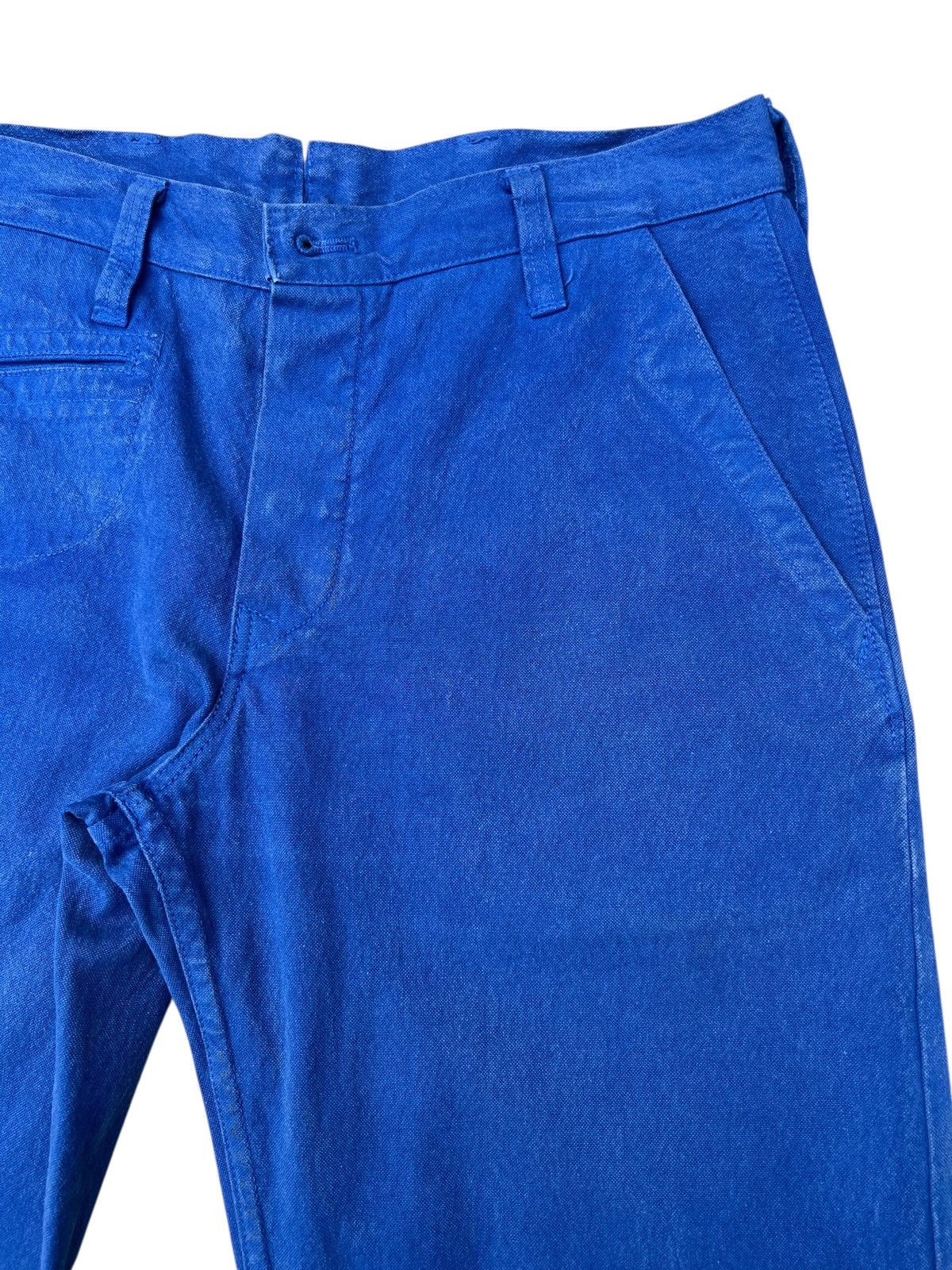 Schlussel Dejeuner Japan French Indigo Work Pant Trouser Cinch Back Size US 30 / EU 46 - 11 Thumbnail