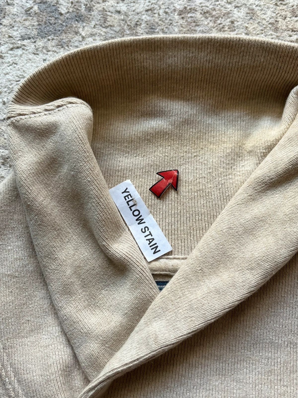 Polo Ralph Lauren Polo Ralph Lauren Sz L Small Pony Beige Sweatshirt Size US L / EU 52-54 / 3 - 14 Thumbnail