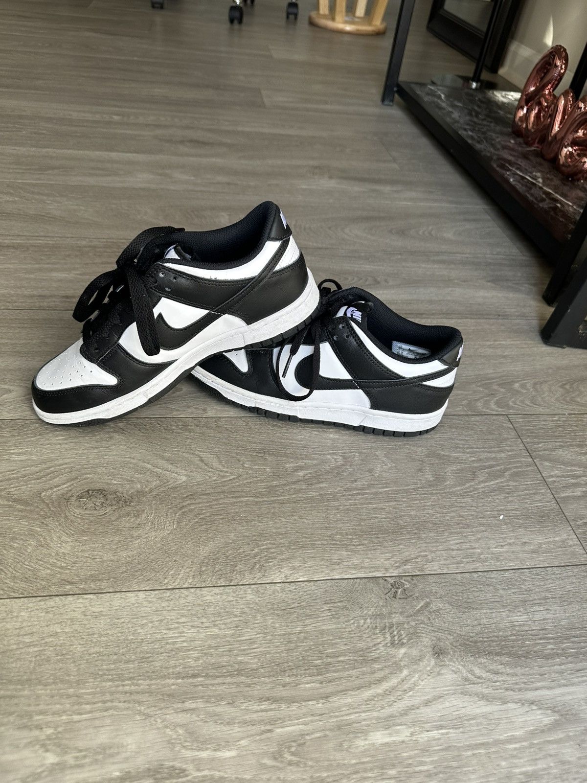 Nike Nike Dunk Low Gs ‘Black White’ Sz 6 Size US 6 / IT 36 - 1 Thumbnail