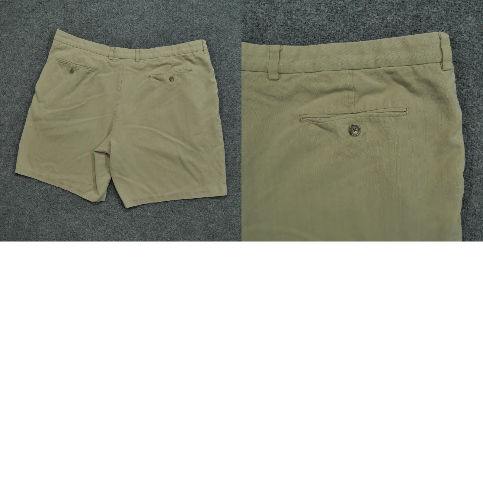 Tommy Bahama Tommy Bahama Shorts Mens 42 Tan Khaki Silk Chino Casual Adult Size US 42 / EU 58 - 8 Thumbnail