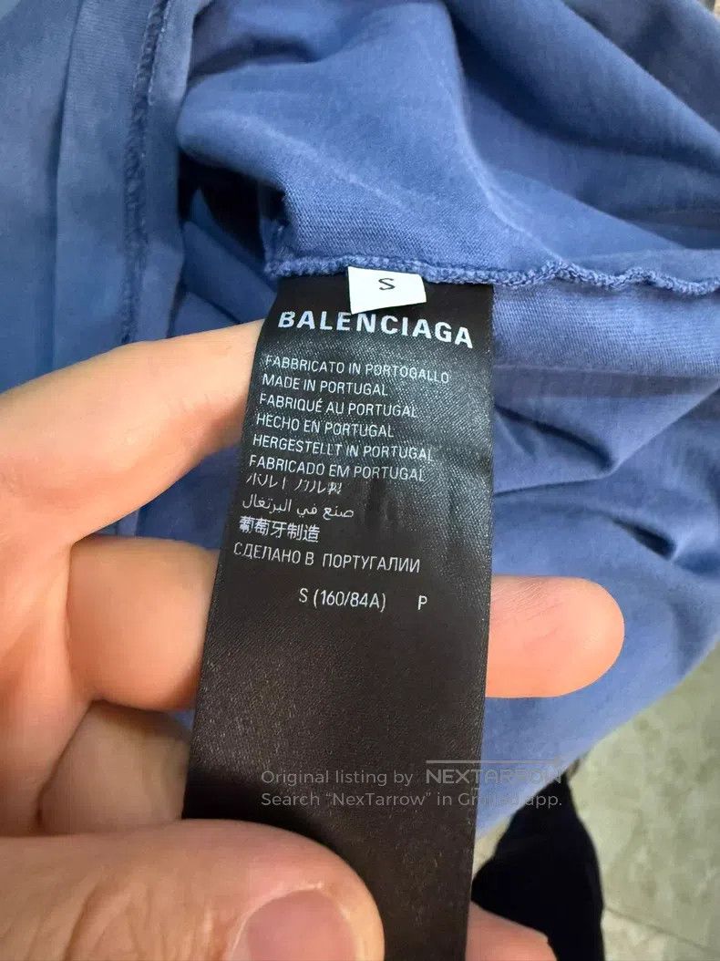 Balenciaga Balenciaga Short-sleeve T-shirt Size US S / EU 44-46 / 1 - 7 Thumbnail
