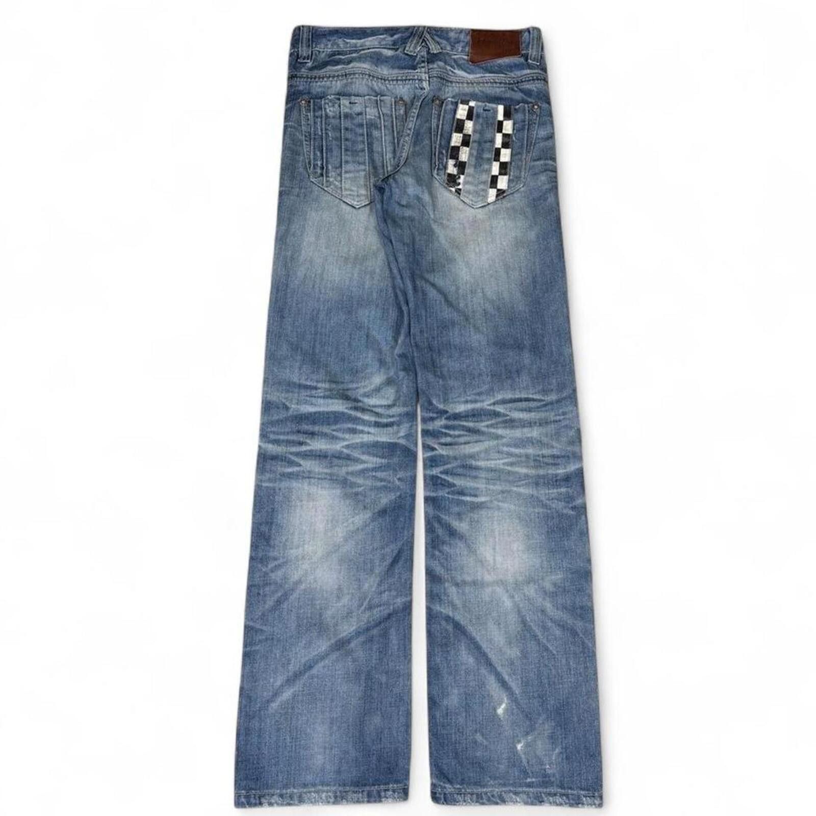 Other HAN JIA Straight fit unique denim jeans Size 30" / US 8 / IT 44 - 3 Thumbnail