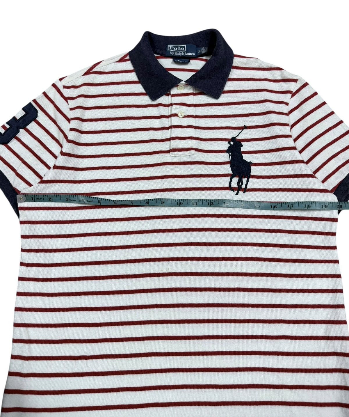 Polo Ralph Lauren Vtg🐎Polo Ralph Lauren No.3 Big Pooney Polo Shirt Size US M / EU 48-50 / 2 - 8 Thumbnail