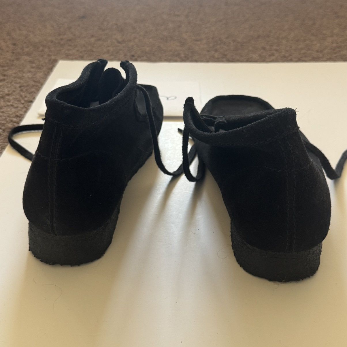 Clarks clarks wallabee boot - black suede Size US 12 / EU 45 - 4 Thumbnail
