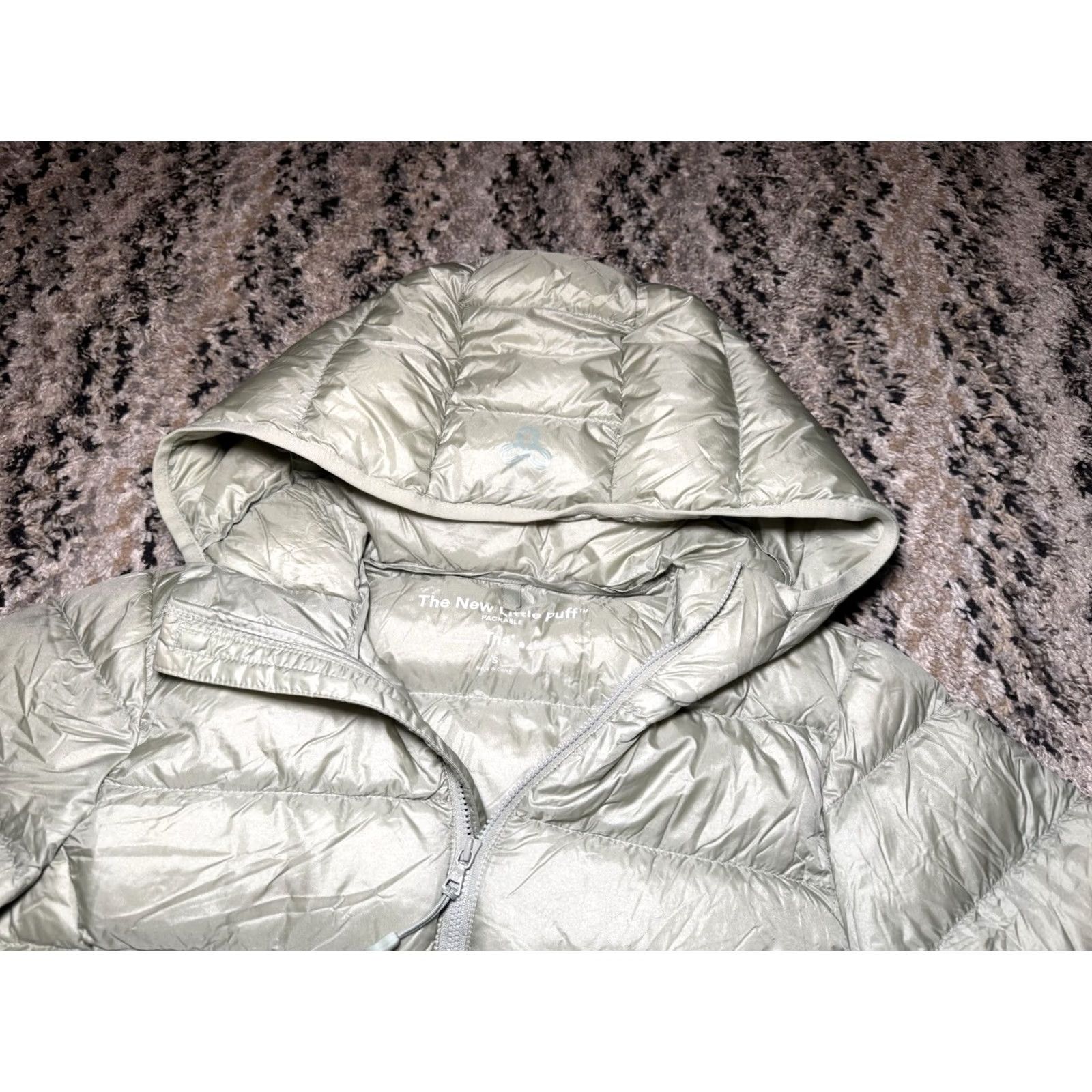 TNA Tna Jacket Womens The New Little Puff Hood Zip Up Down Filled S Green Puffer Short Hooded Spring Fall Winter Womens Size S / US 4 / IT 40 - 4 Thumbnail
