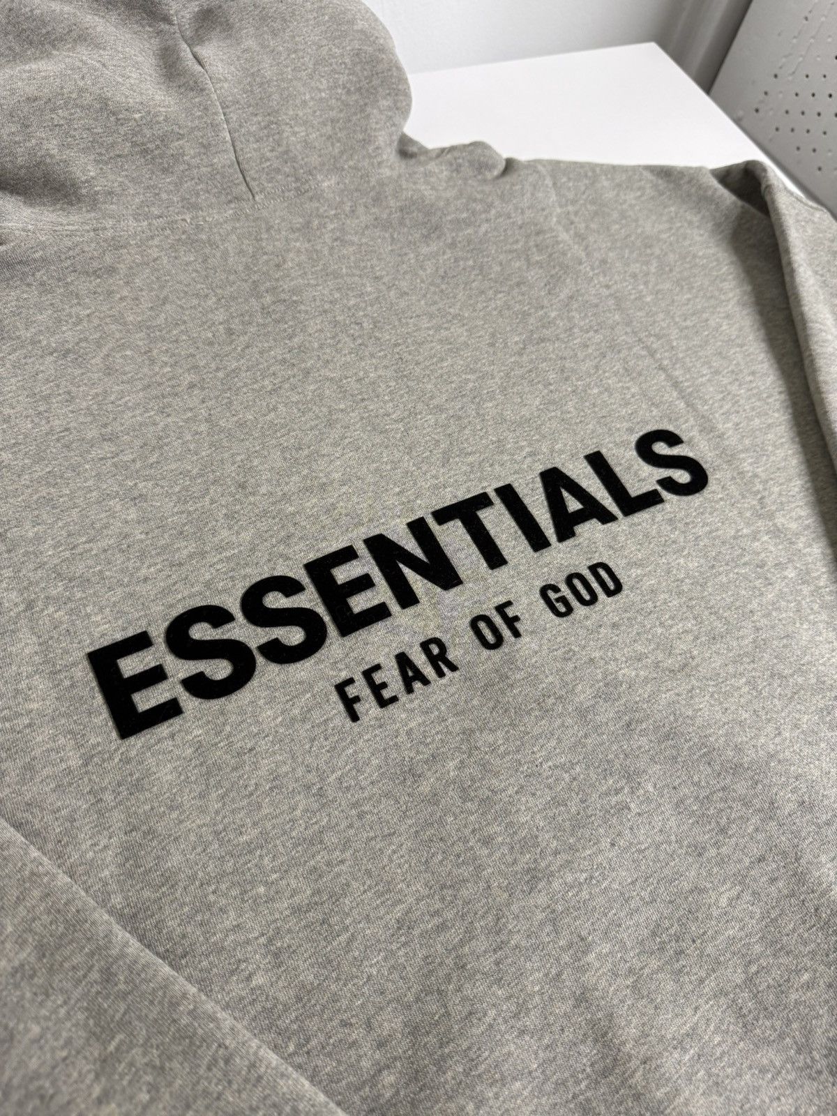 Essentials Essentials Full Logo Hoodie "Heather Grey" (XL) *BRAND NEW* Size US XL / EU 56 / 4 - 6 Thumbnail