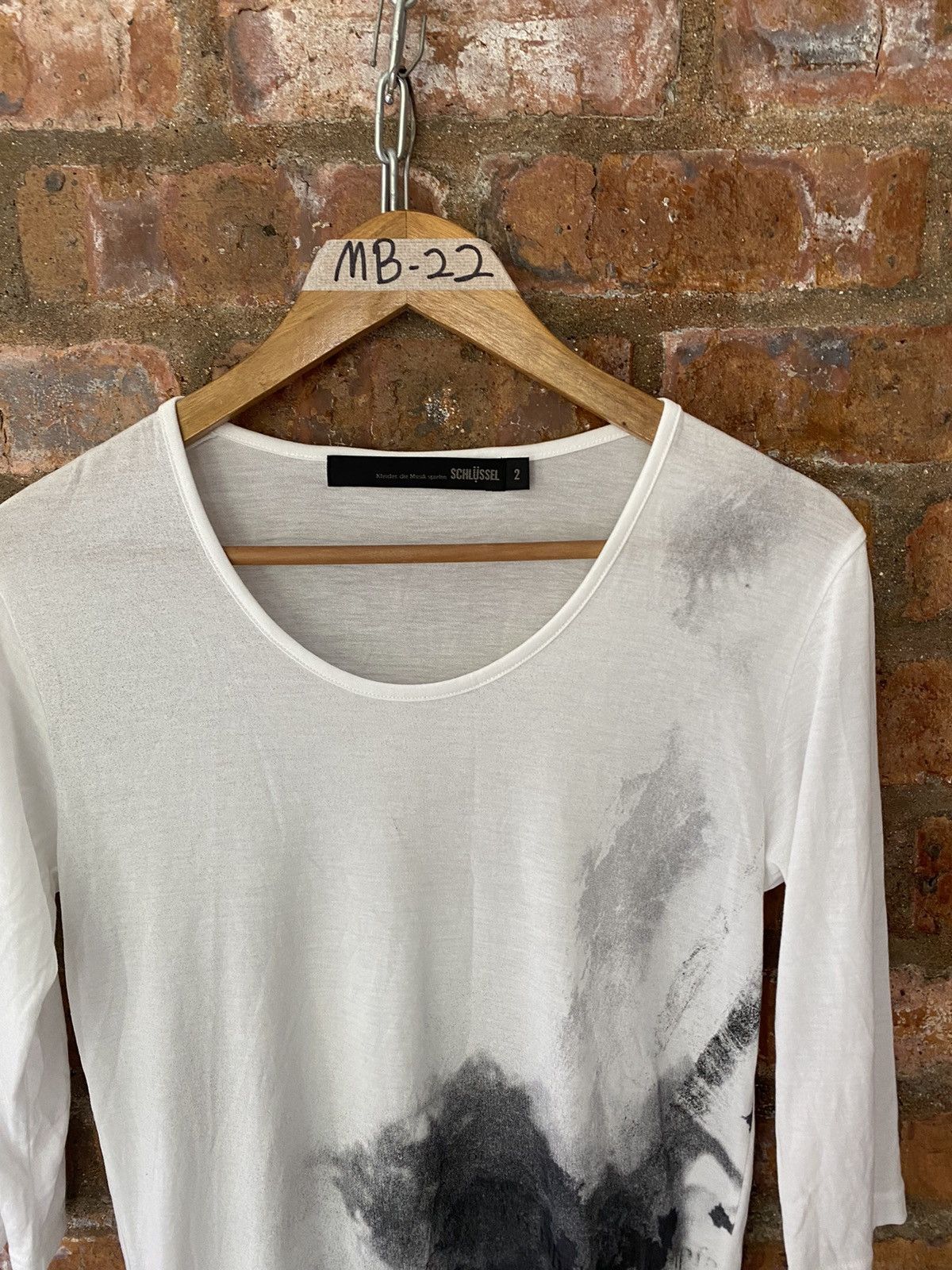 Schlussel 2000s Poem and abstract shirt Size US M / EU 48-50 / 2 - 3 Thumbnail