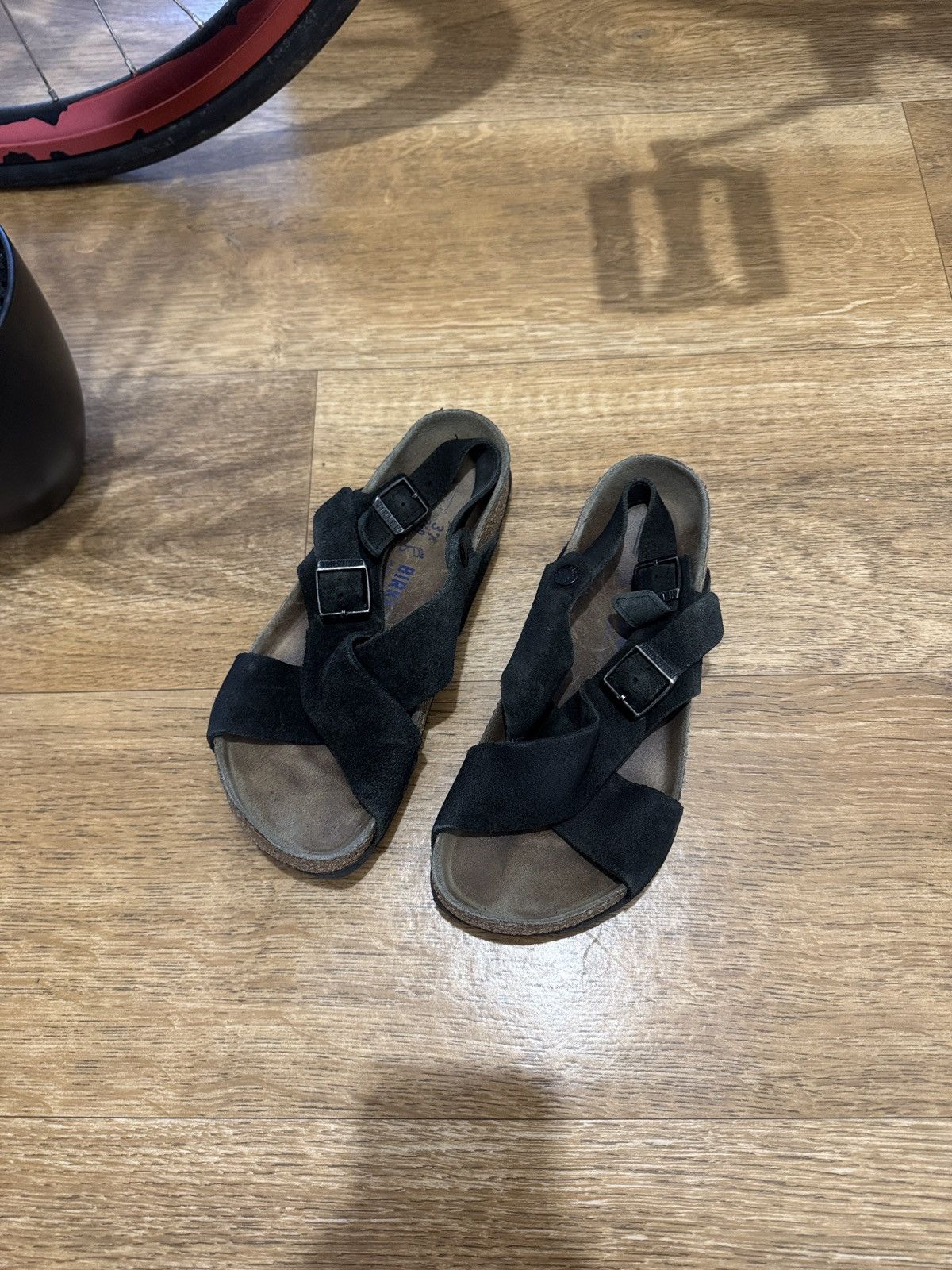 Birkenstock VINTAGE BIRKENSTOCK SUEDE SANDALS Size US 7 / IT 37 - 2 Thumbnail