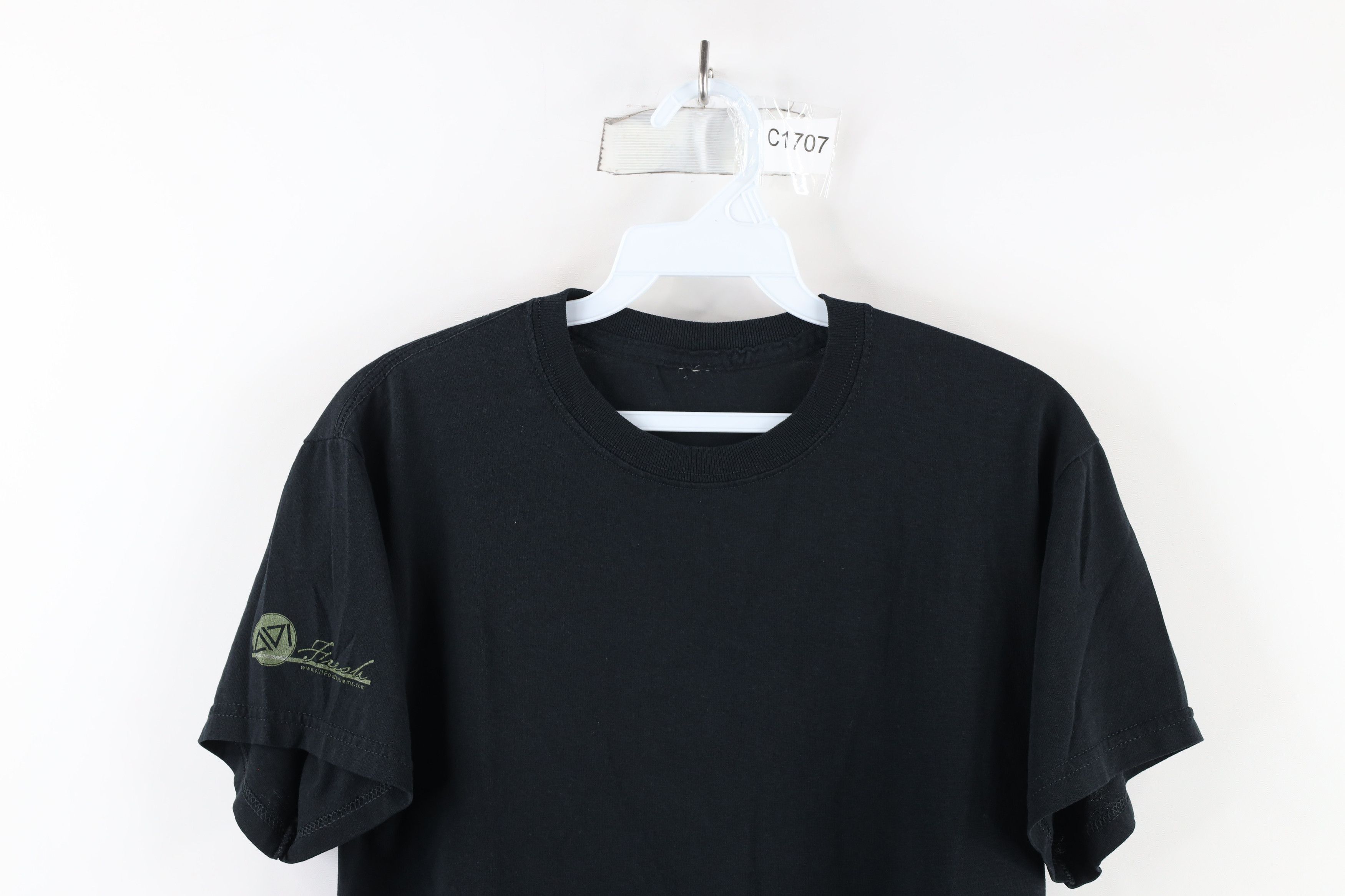 Vintage Vintage 90s Streetwear Short Sleeve T-Shirt Black Cotton Size US S / EU 44-46 / 1 - 2 Thumbnail