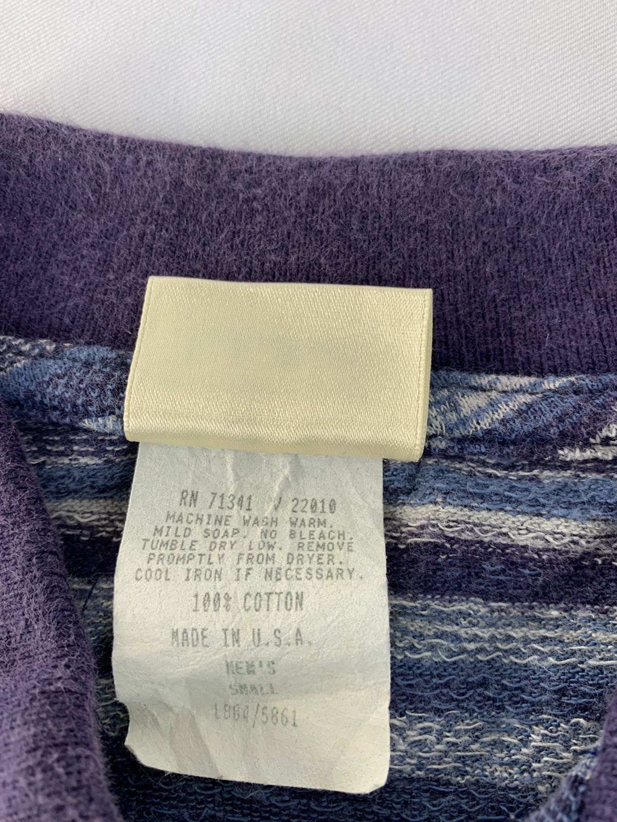 L.L. Bean Rare 90s L.L Bean Freeport Horizontal Stripe Polo Tee Size US S / EU 44-46 / 1 - 4 Thumbnail