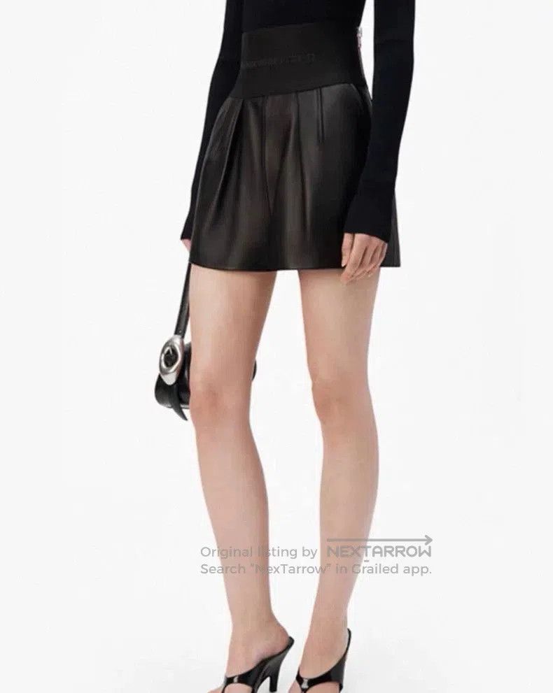 Alexander Wang Alexander Wang Leather High-Waist Shorts. Size US 26 / EU 42 - 8 Thumbnail
