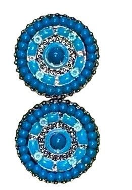 Anthropologie Anthropologie Lena B. Vintage Turquoise Earrings Size ONE SIZE - 7 Thumbnail