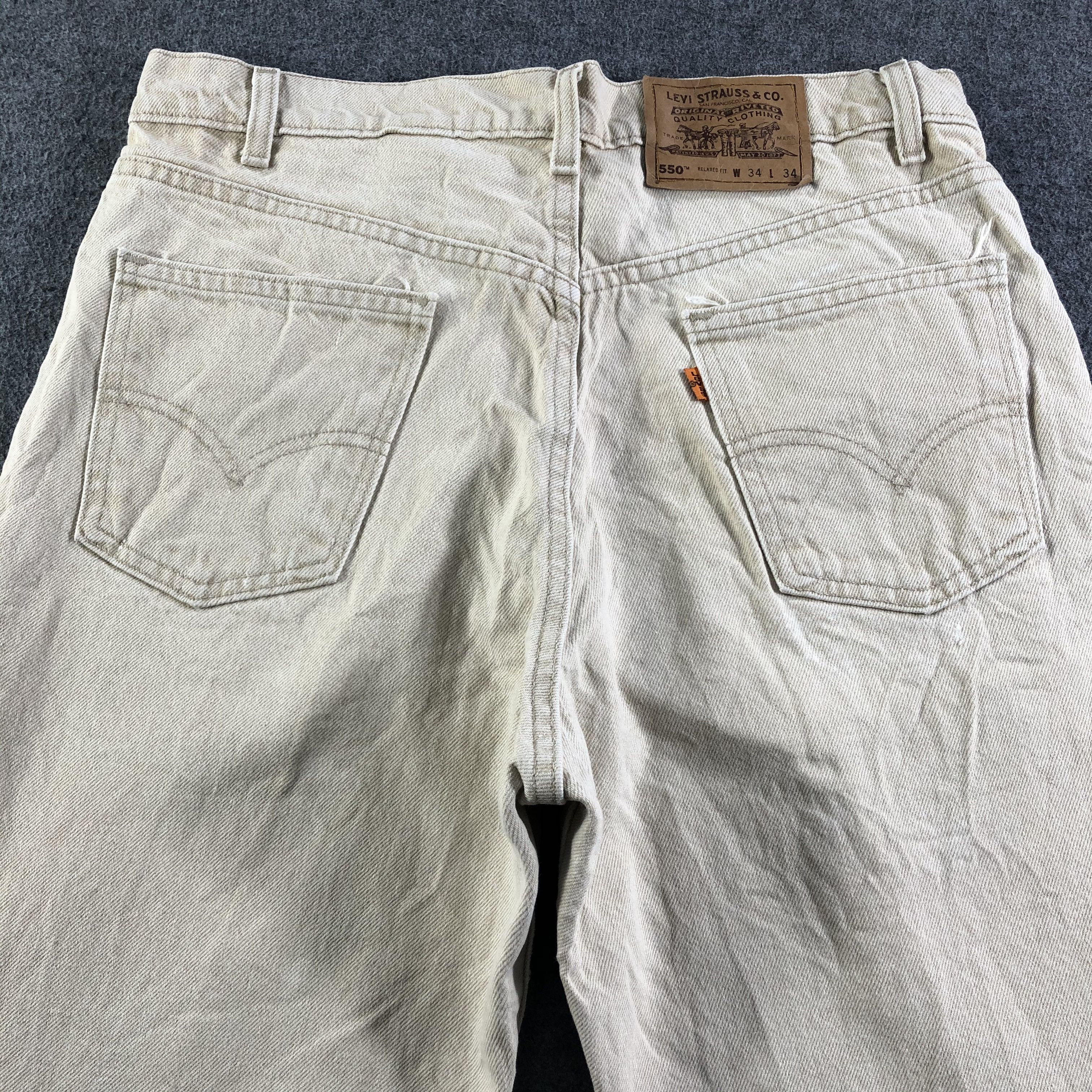 Levi's 90s Vintage Levis 550 Jeans-J3078 Size US 34 / EU 50 - 4 Thumbnail