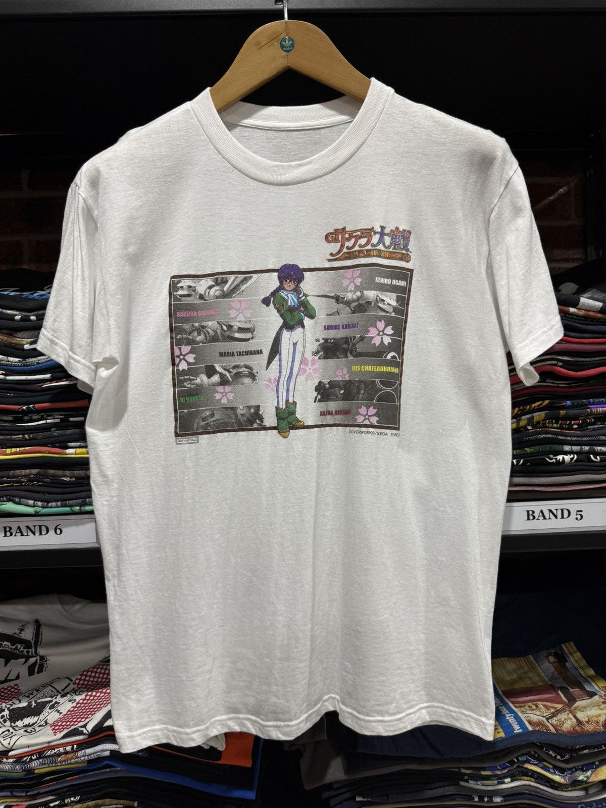 Anime × Optic Gaming × Vintage Vintage 90s Sakura Shingun Wars Video Game Japan Tee Size US M / EU 48-50 / 2 - 1 Thumbnail