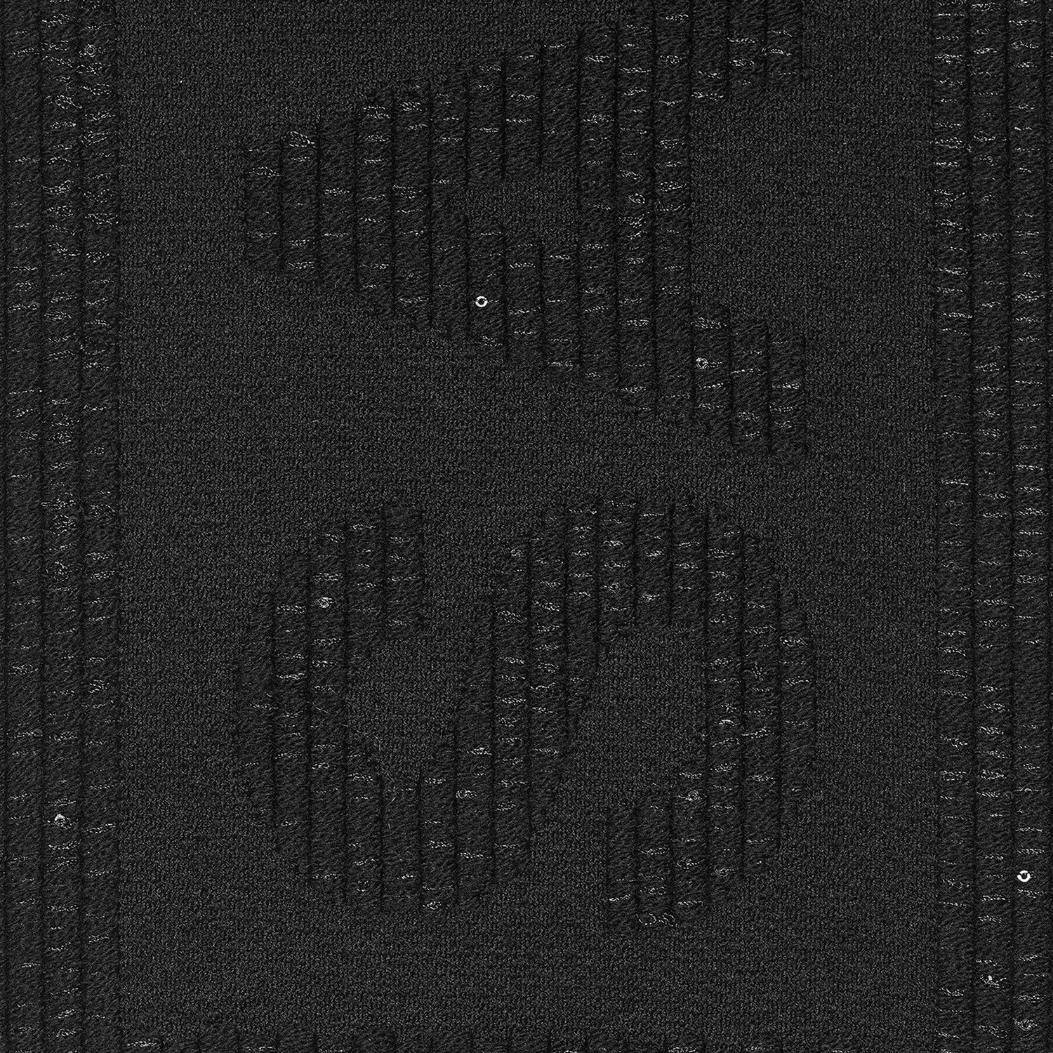 Saint Laurent Paris o1s1wg110824 Size: OS / Logo Scarf Jacquard Sequins in Black Size ONE SIZE - 2 Thumbnail
