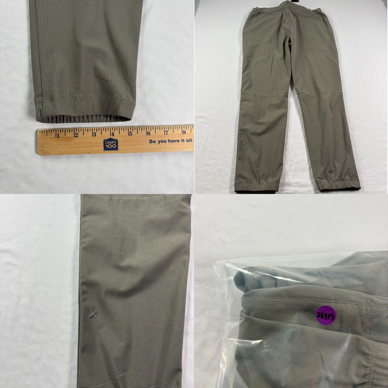 Cuts Cuts Pants Mens XL Brown Jogger Athleisure Stretch Tapered AO Size US 36 / EU 52 - 8 Thumbnail