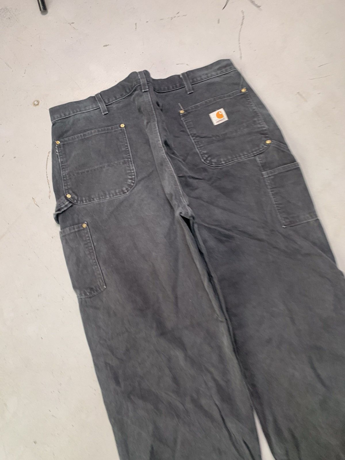 Carhartt Vintage Carhartt b01 BLK double knee workwear denim Size US 40 / EU 56 - 4 Thumbnail