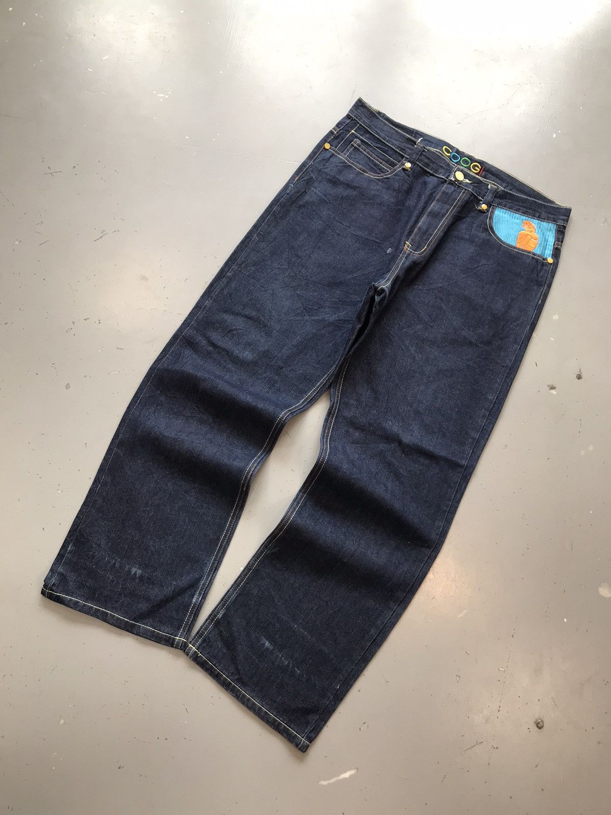 Coogi × Vintage Vintage Coogi thread parrot embroidered denim Size US 38 / EU 54 - 3 Thumbnail