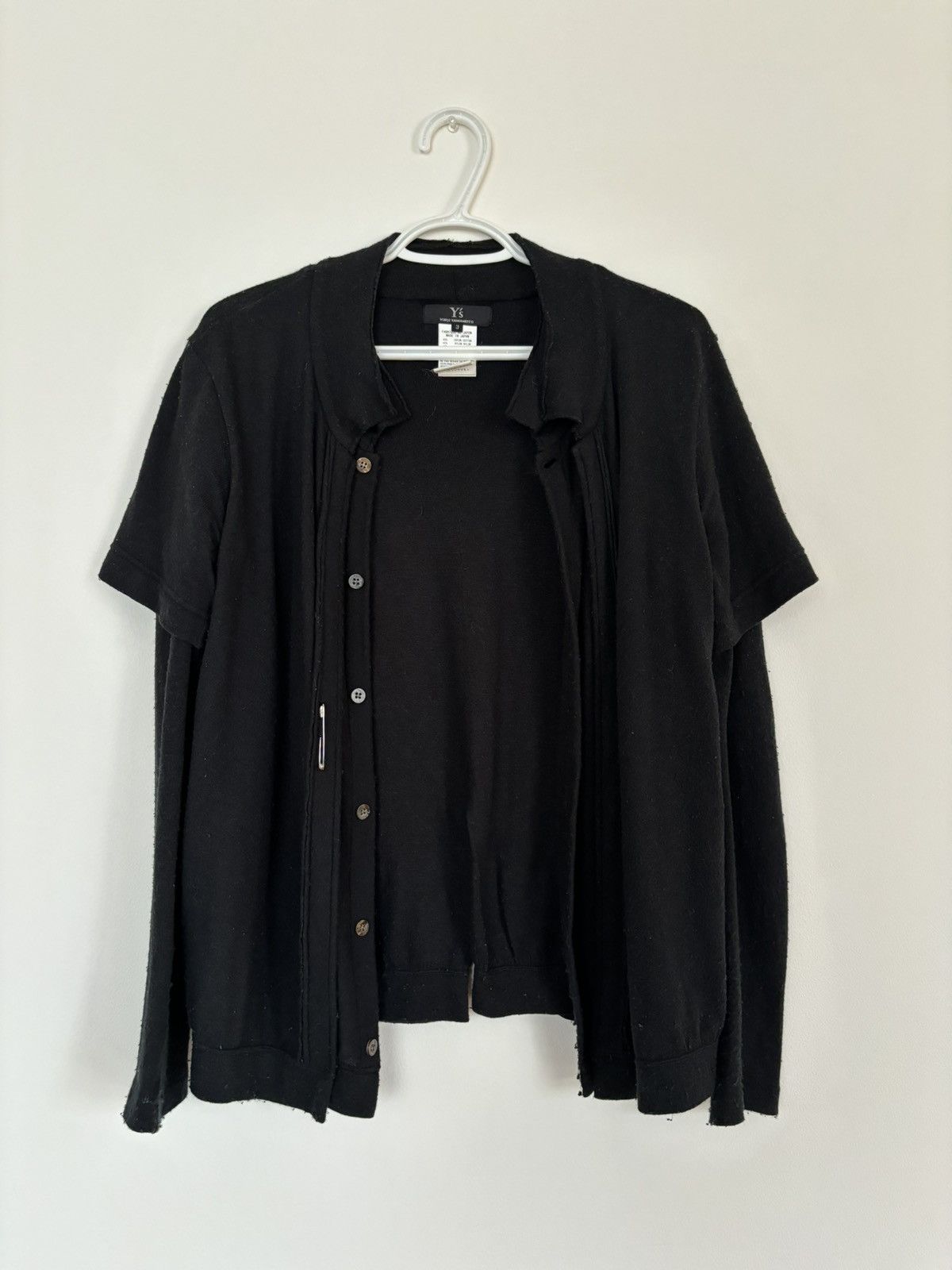 Yohji Yamamoto Yohji Yamamoto AW10 Double-layer Cardigan Size US S / EU 44-46 / 1 - 2 Thumbnail