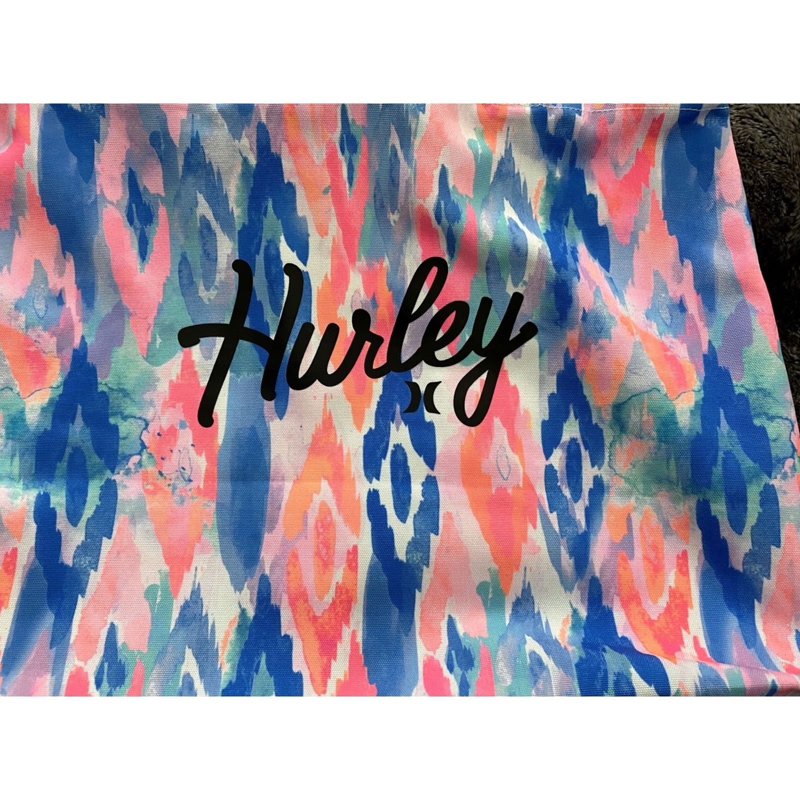 Hurley Hurley Tote Bag Women Multicolor Canvas Beach Gym Tote Colorful NSL NWOT, Brand New, Colorful, Tote, Women, Multicolor Canvas, Beach, Gym Size ONE SIZE - 3 Thumbnail