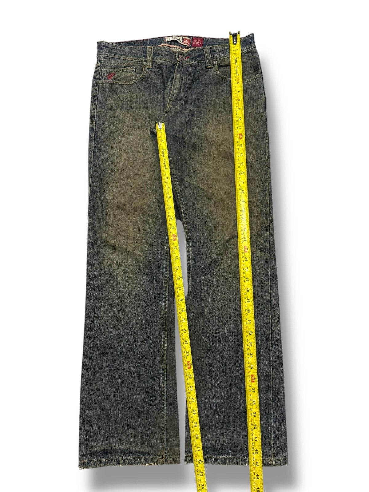 Quiksilver Vintage Y2K Quiksilver QuikJean Japanese Denim Jeans | W35 Size US 35 - 17 Thumbnail