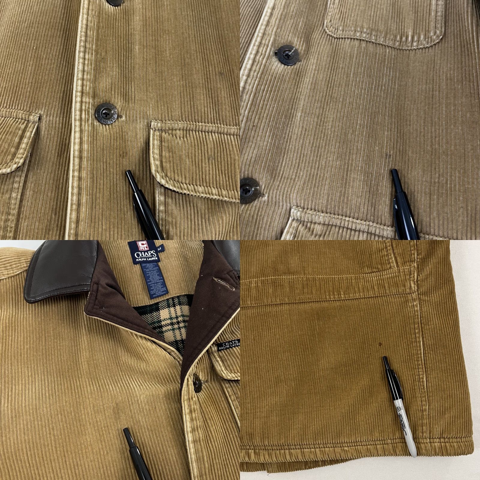 Chaps VTG Chaps Ralph Lauren Jacket Mens Medium Brown Corduroy Barn Chore Field Coat Size US M / EU 48-50 / 2 - 8 Thumbnail