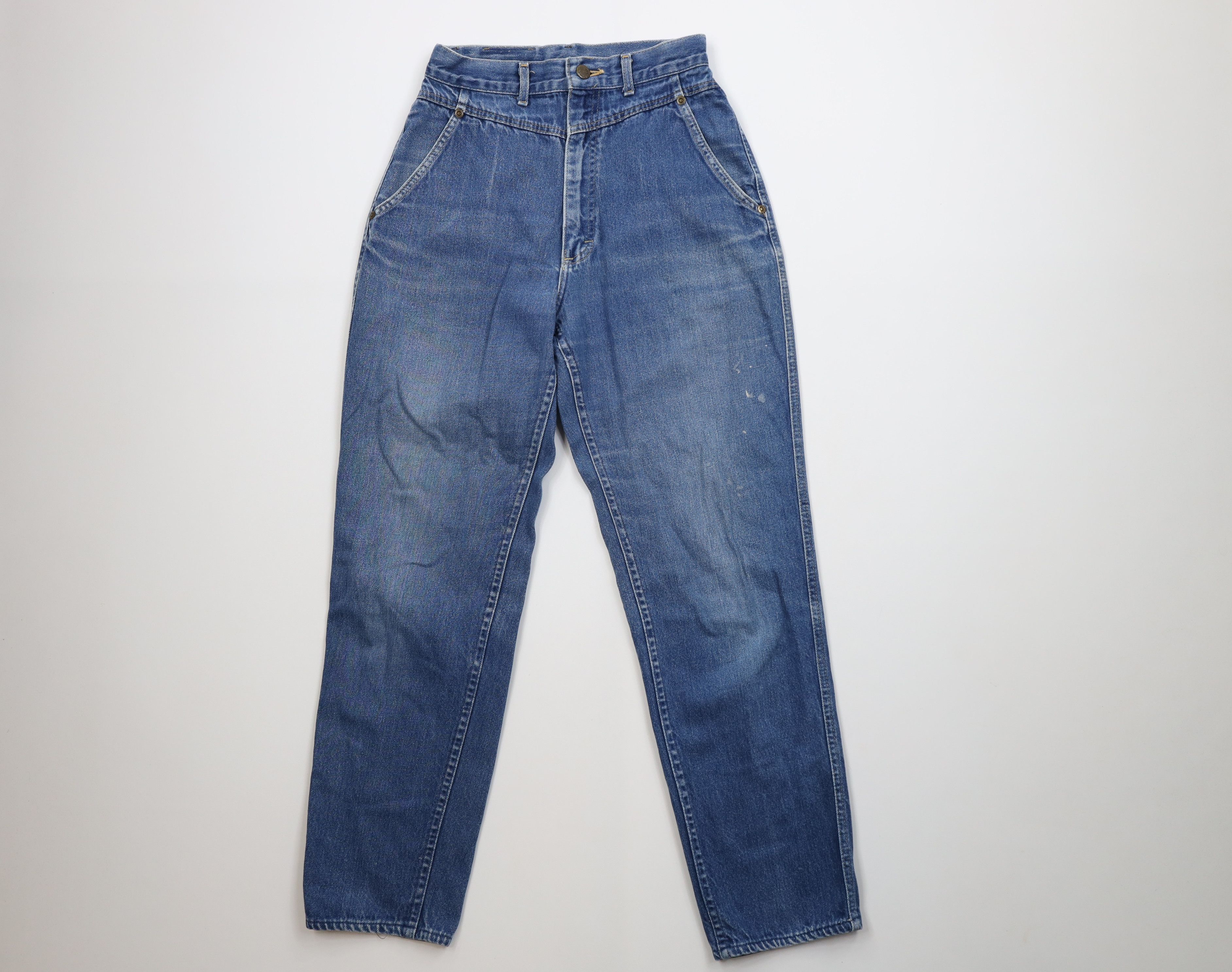 Lee Vintage 80s 90s Lee High Waist Tapered Leg Denim Jeans USA Size 32" / US 10 / IT 46 - 1 Thumbnail