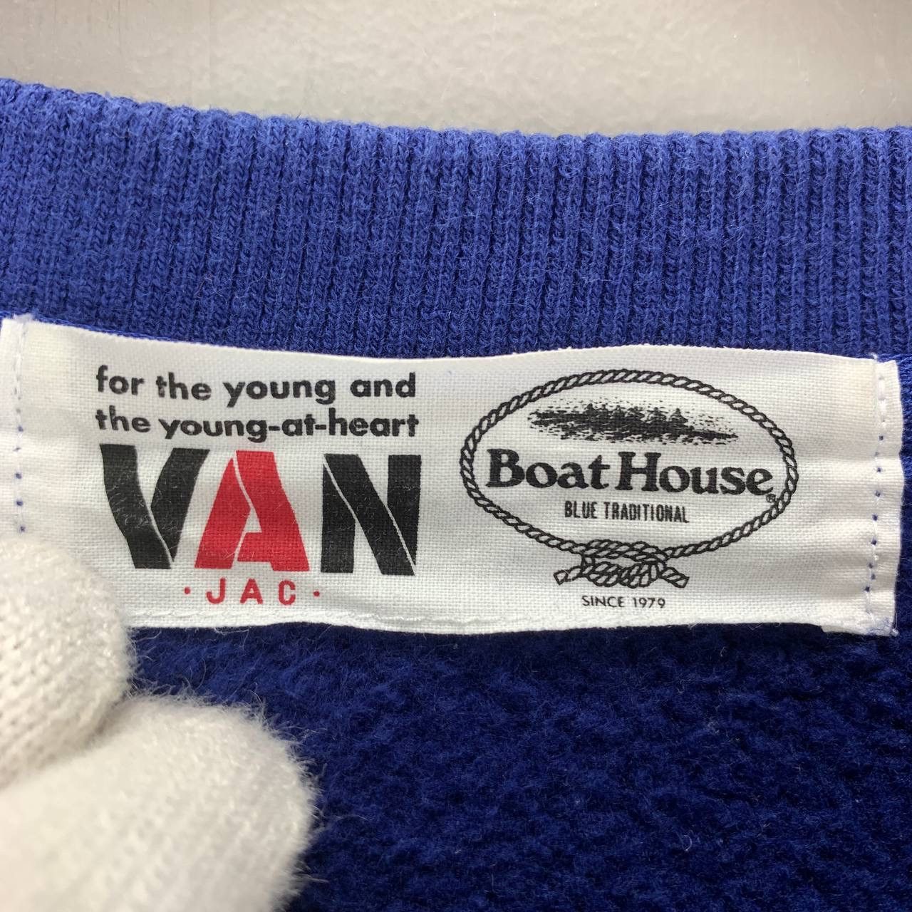Japanese Brand Vintage VAN JAC Crew Neck Sweatshirt #2445/AJ Size US M / EU 48-50 / 2 - 4 Thumbnail