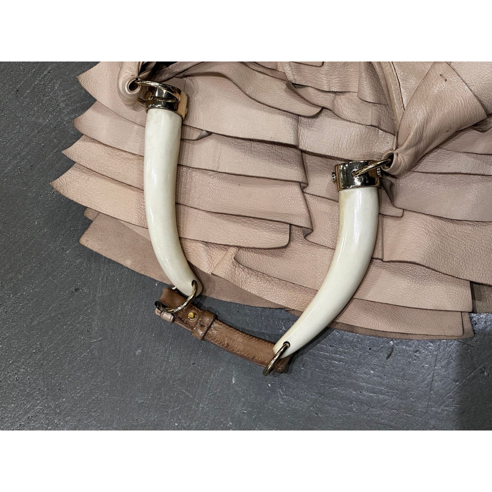Saint Laurent Paris 2004 Saint Laurent “Saint Tropez” Horn-Handle Bag Size ONE SIZE - 4 Thumbnail
