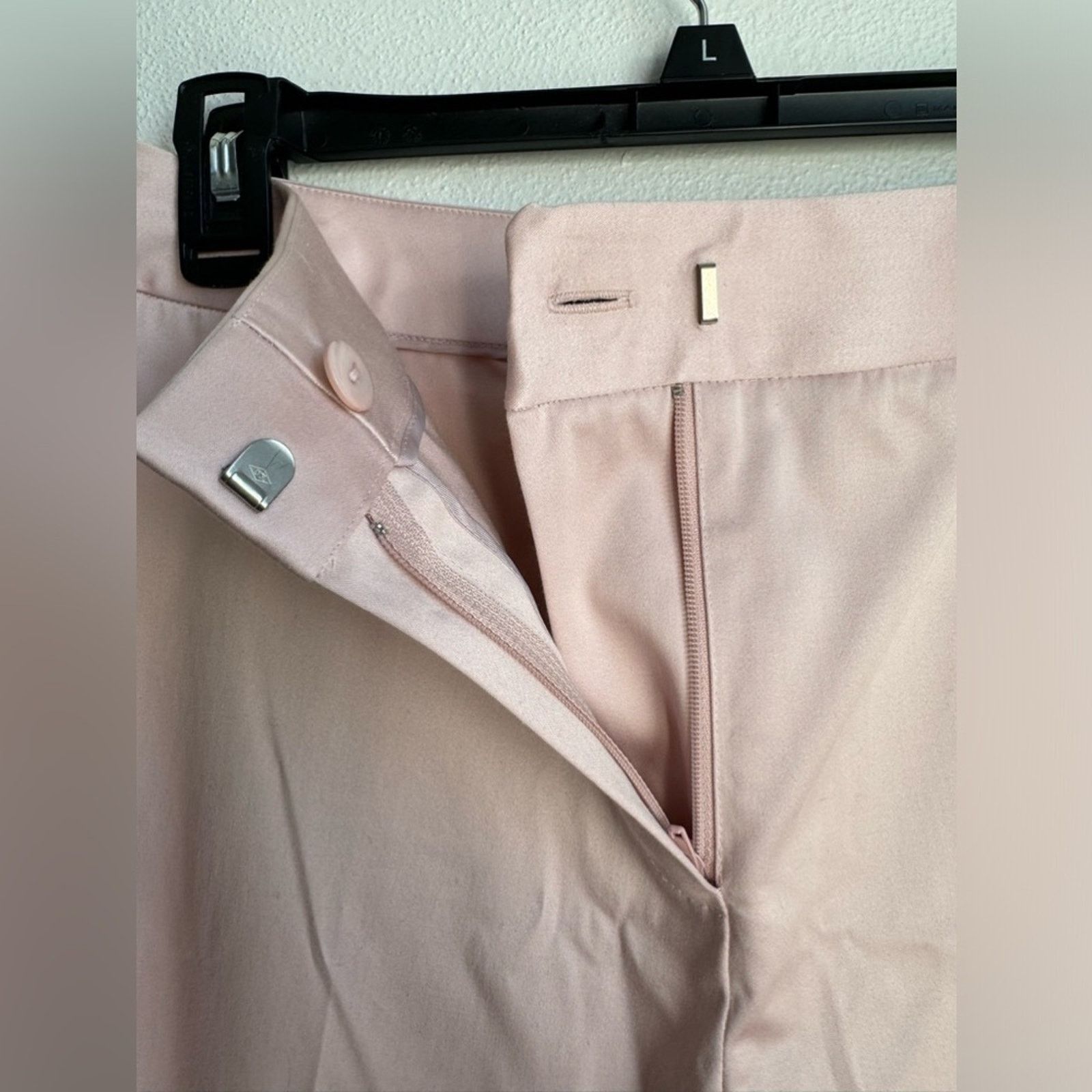 Lafayette 148 Lafayette 148 New York Pink Wide leg Dress Pants Size 28" / US 6 / IT 42 - 4 Thumbnail