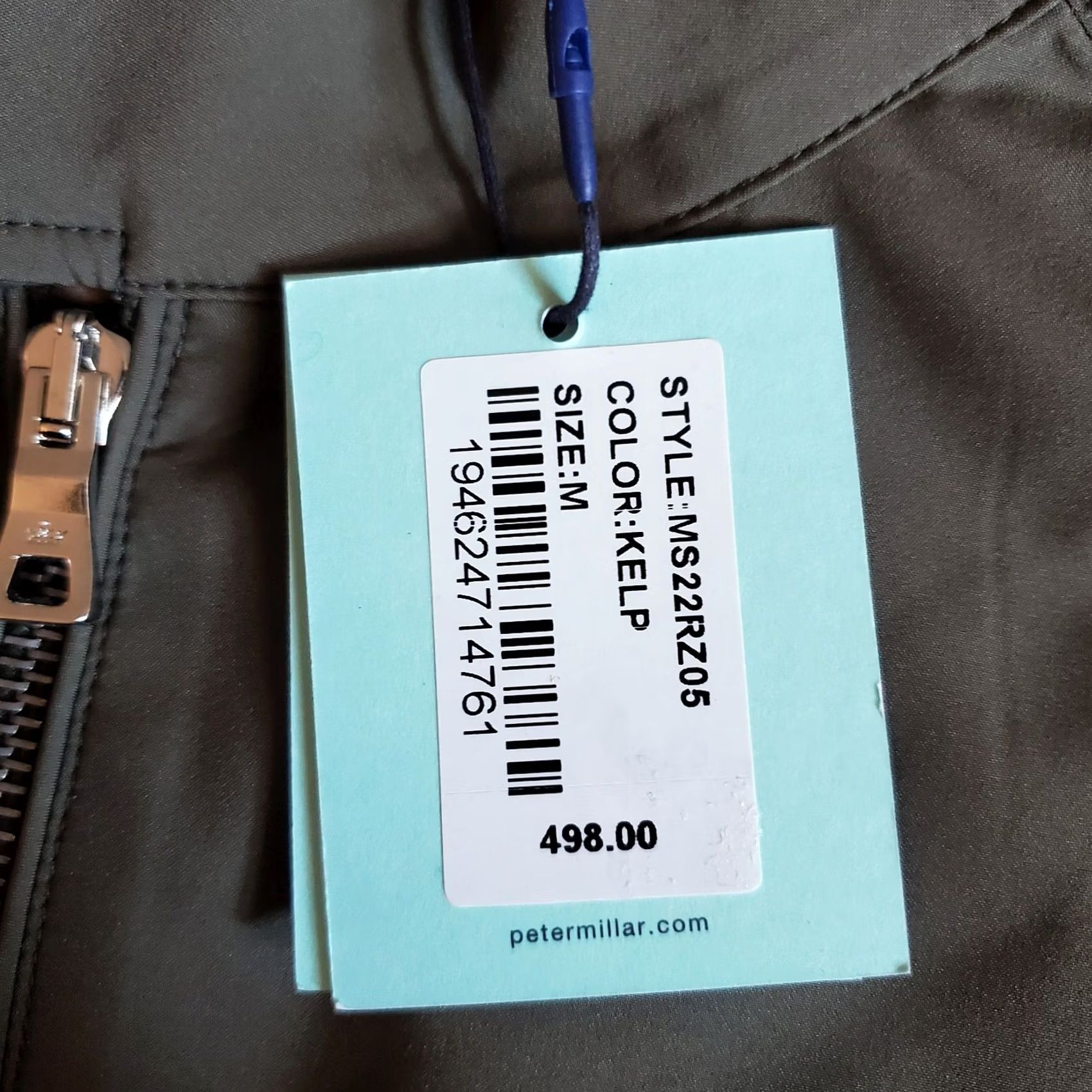 Peter Millar Peter Millar Bomber Jacket Excursionist Flex Mens Flight Navy Green M Regular Zip Wind-Resistant Water-Resistant All Seasons NWT 498 Size US M / EU 48-50 / 2 - 5 Thumbnail