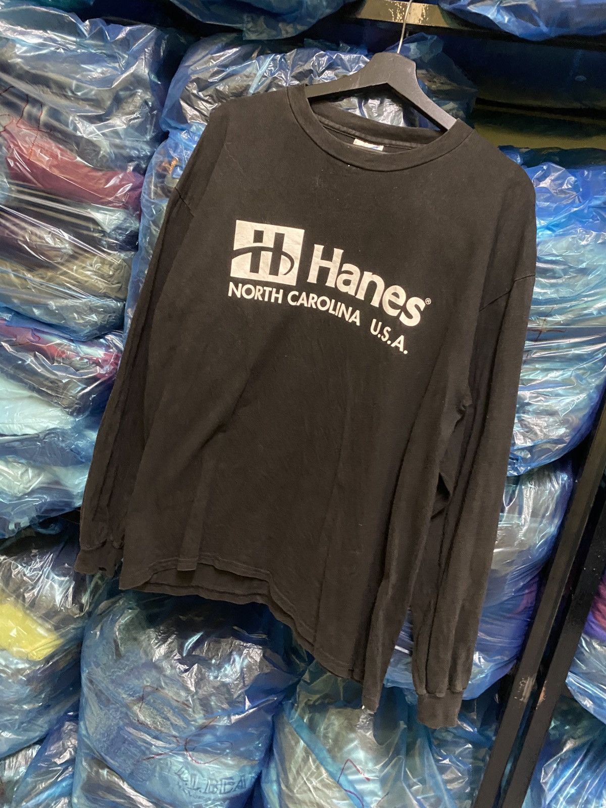 Hanes VINTAGE HANES LS SHIRT Size US L / EU 52-54 / 3 - 2 Thumbnail