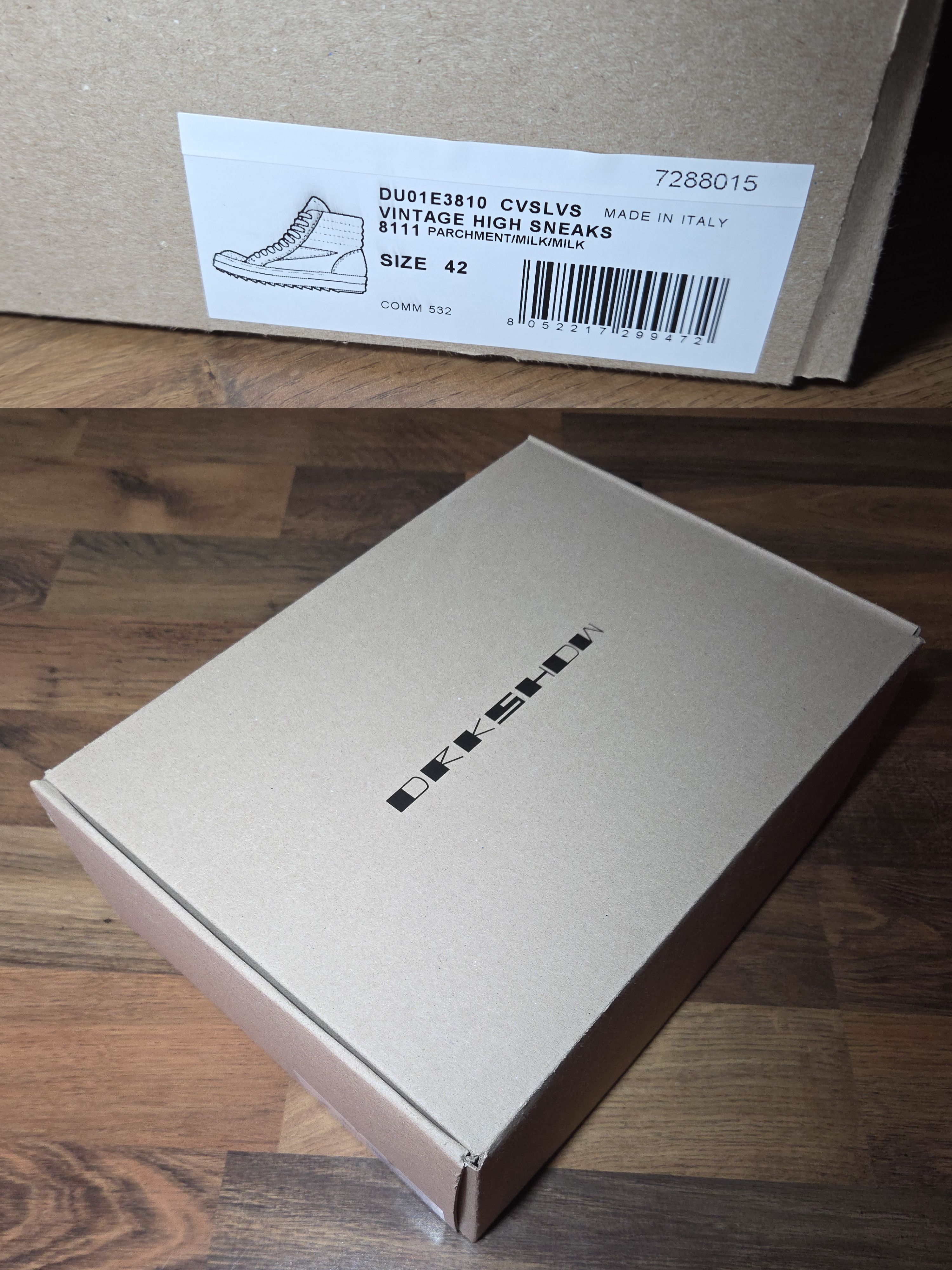 Rick Owens Drkshdw Rick Owens DRKSHDW Vans Hollywood Vintage High Sneakers Size US 9 / EU 42 - 4 Thumbnail