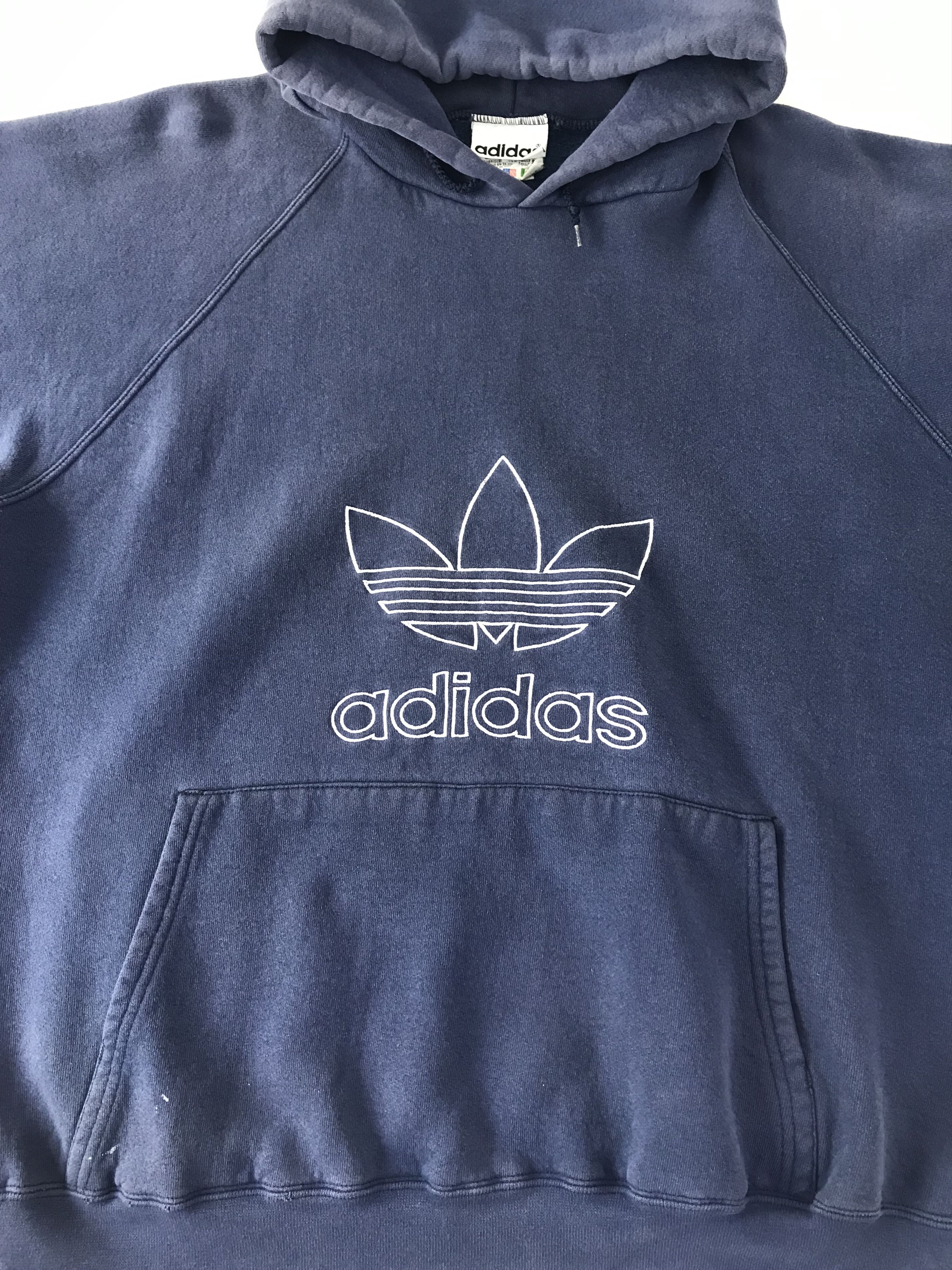 Adidas Adidas Trifoil Tricot Embroidery Logo Pull Over Hoodies Size US XXL / EU 58 / 5 - 3 Thumbnail