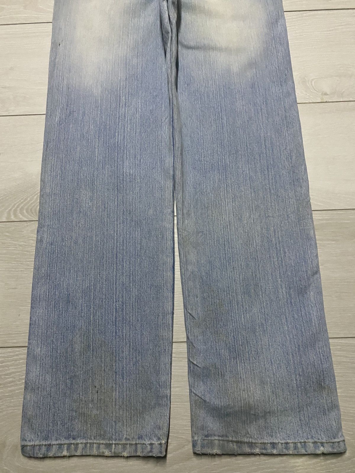 Vintage Vintage Japanese Brand Faded Light Wash Loose Jeans Size US 30 / EU 46 - 6 Thumbnail