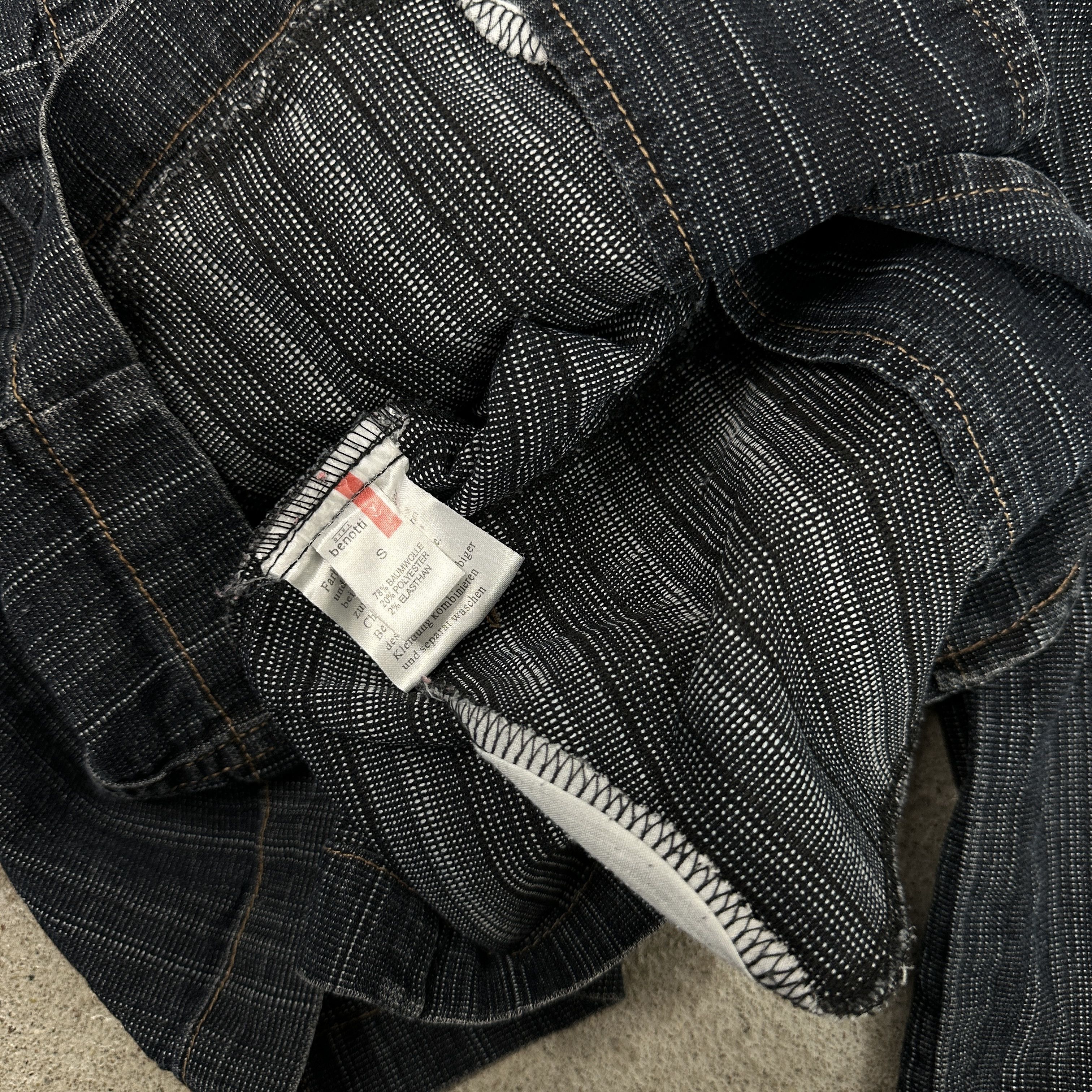 Vintage Vintage Denim Preppy Casual Stripped Butonned 00s Jacket Size M / US 6-8 / IT 42-44 - 4 Thumbnail