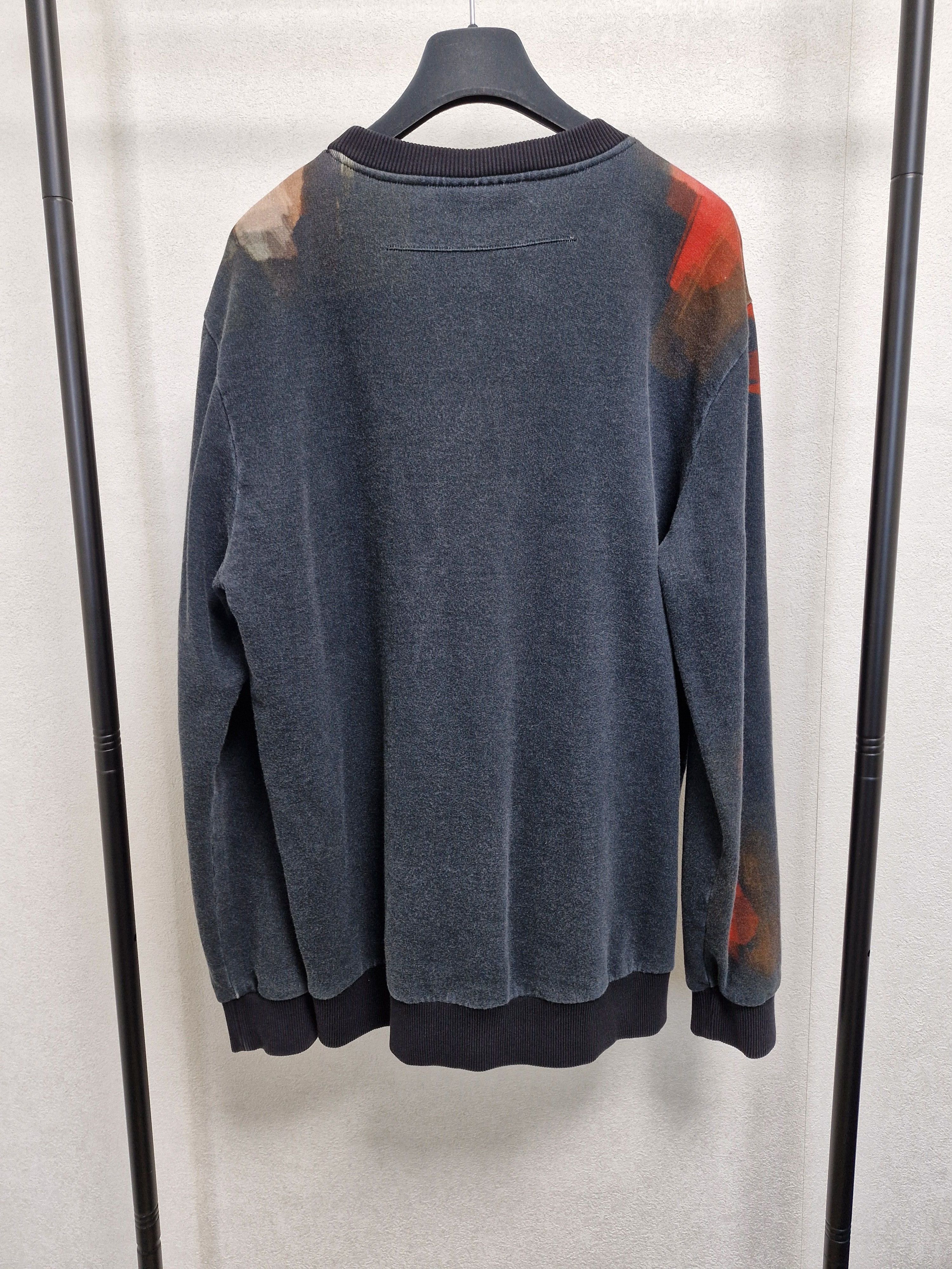 Givenchy GIVENCHY AW13 Abstract Doberman Sweatshirt Size US M / EU 48-50 / 2 - 2 Thumbnail
