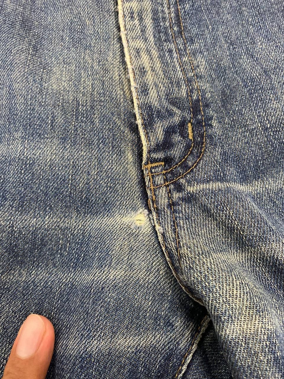 Edwin vintage edwin distressed denim nice design Size US 32 / EU 48 - 11 Thumbnail