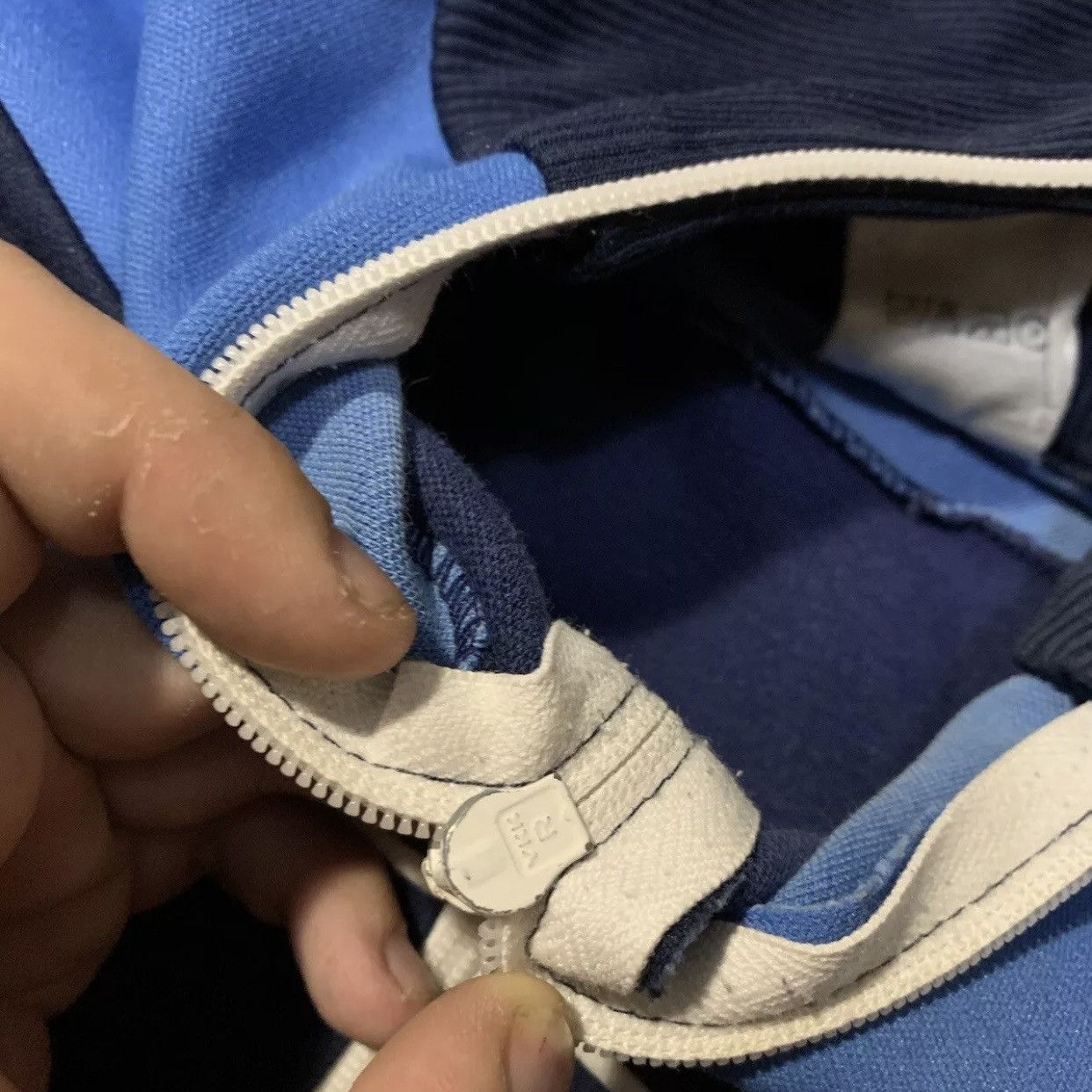 Puma × Vintage 80s Vintage Puma Track Jacket Blue Size 7 Size US L / EU 52-54 / 3 - 7 Thumbnail