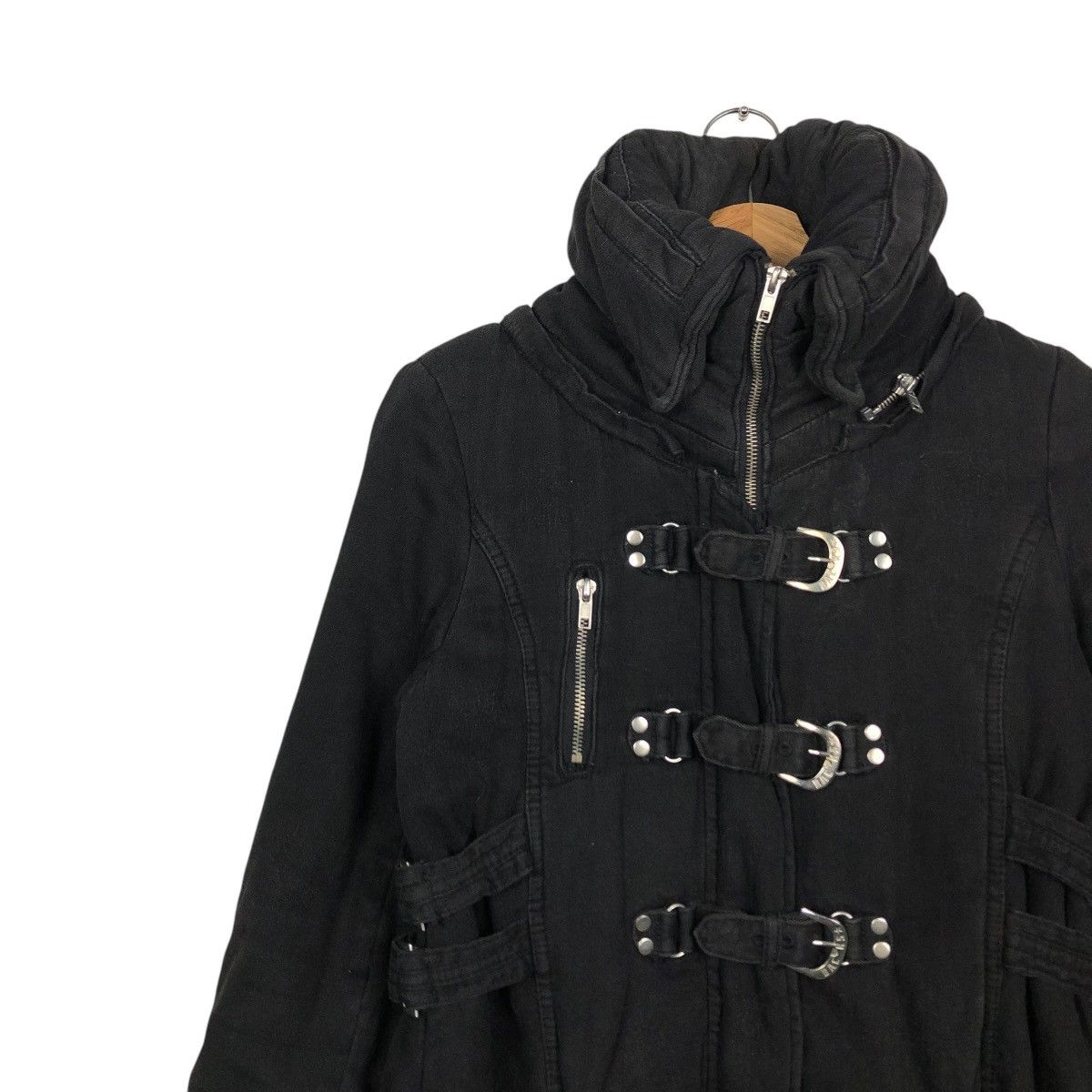 Hysteric Glamour 🔥BACKS BIKER JACKET CARGO BUTTON PUNK DESIGN Size US M / EU 48-50 / 2 - 9 Thumbnail