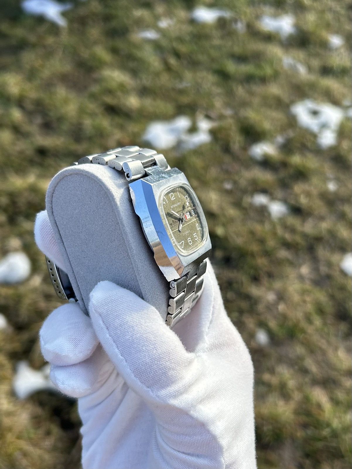 Vintage Vintage Slava Watch USSR Soviet Automatic Massive 1980s Size ONE SIZE - 14 Thumbnail