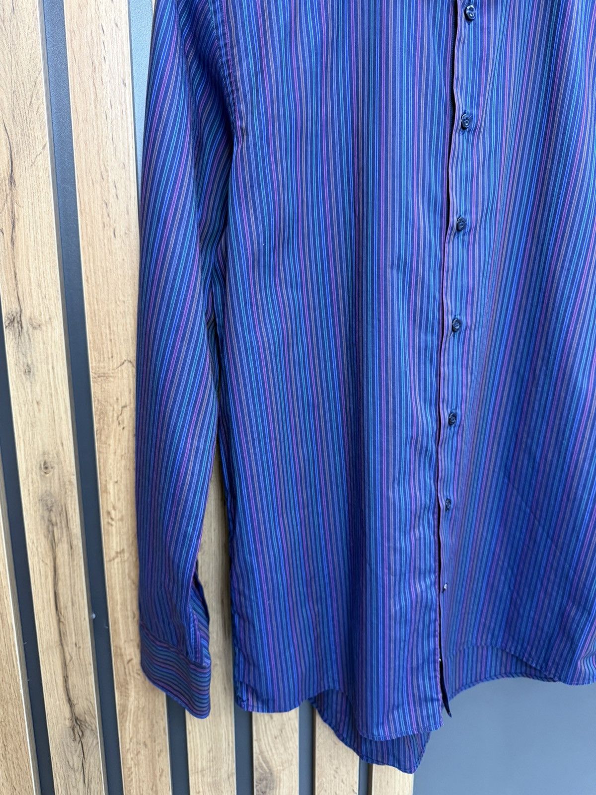 Etro Etro Milano Striped Long Sleeve Short Size 40 Size US M / EU 48-50 / 2 - 6 Thumbnail