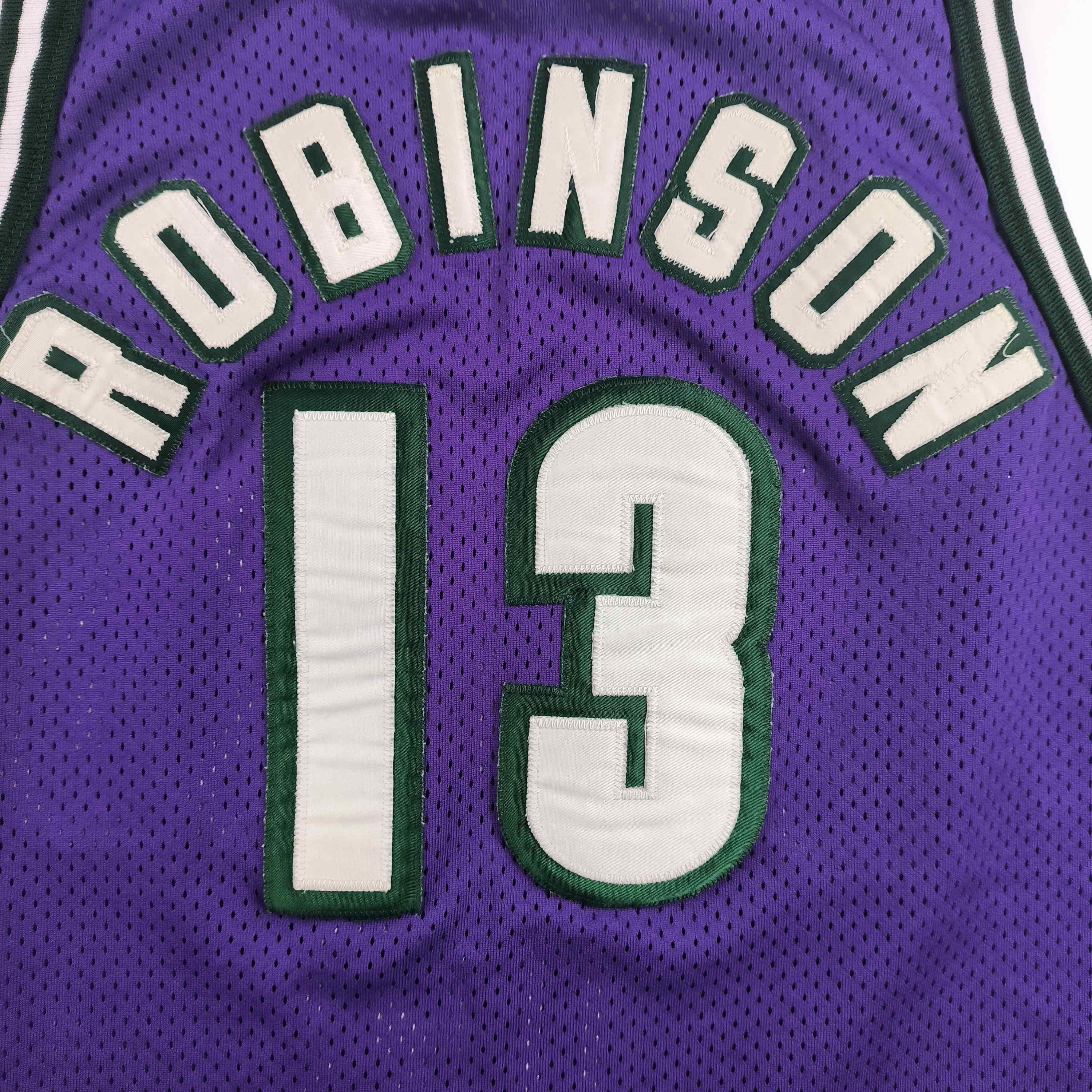 Champion Milwaukee Bucks Glenn Robinson Authentic NBA jersey size 44 Size US L / EU 52-54 / 3 - 8 Thumbnail